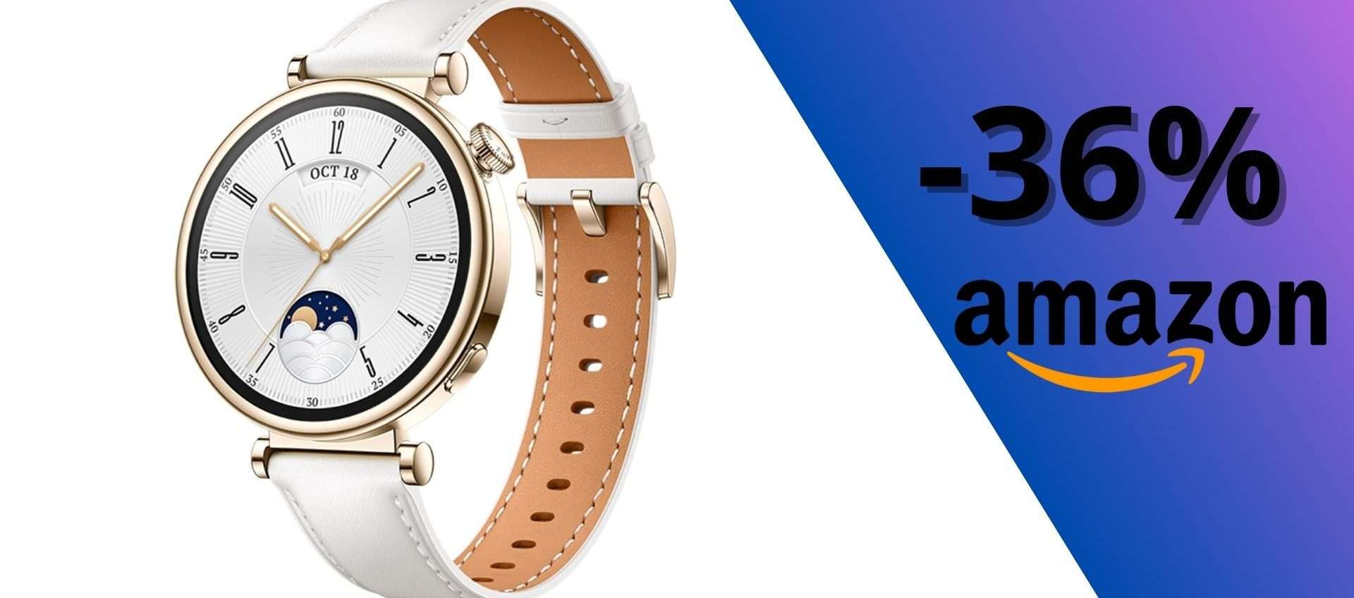 Huawei Watch GT 4: tanta tecnologia, look elegante e un imperdibile sconto del 36% Huawei Watch GT 4: tanta tecnologia, look elegante e un imperdibile sconto del 36%