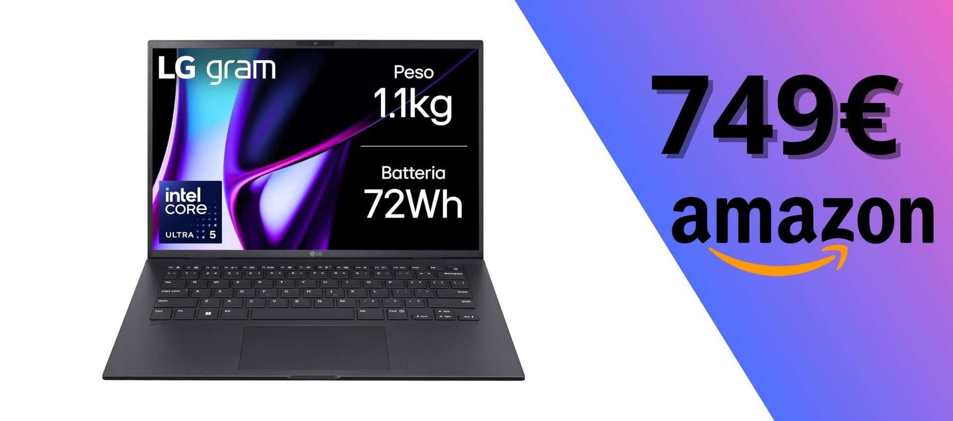 Solo 750€ per l'LG gram 14Z90S: eleganza e potenza in un notebook ultra-leggero Solo 750€ per l'LG gram 14Z90S: eleganza e potenza in un notebook ultra-leggero