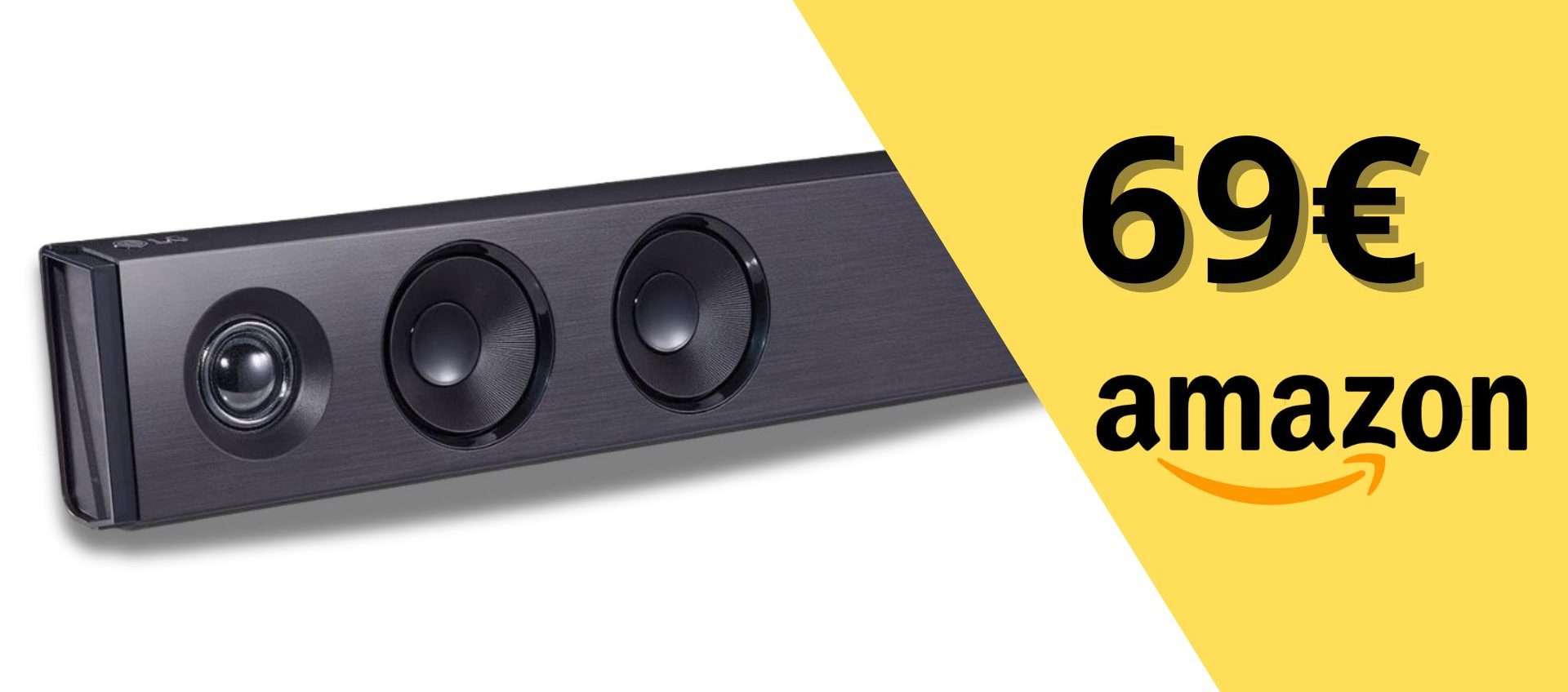 LG SK1D Soundbar a soli 69,00€: audio TV potenziato con SCONTO del 22% LG SK1D Soundbar a soli 69,00€: audio TV potenziato con SCONTO del 22%