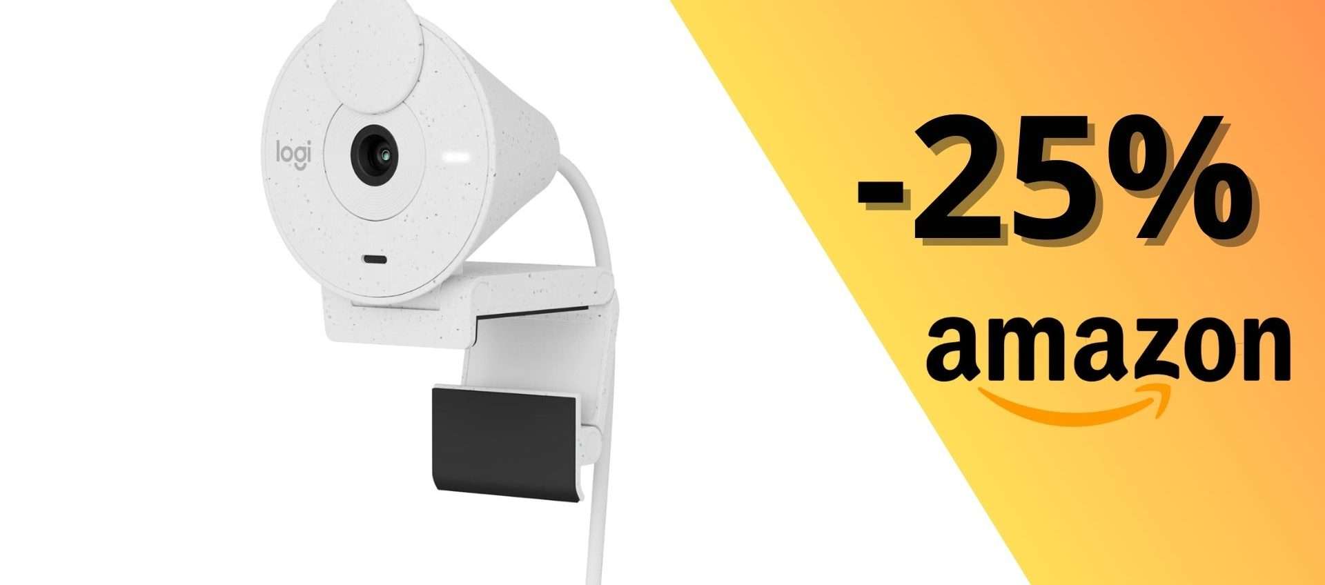 Logitech Brio 300: la webcam top di gamma ora in OFFERTA CLAMOROSA Logitech Brio 300: la webcam top di gamma ora in OFFERTA CLAMOROSA