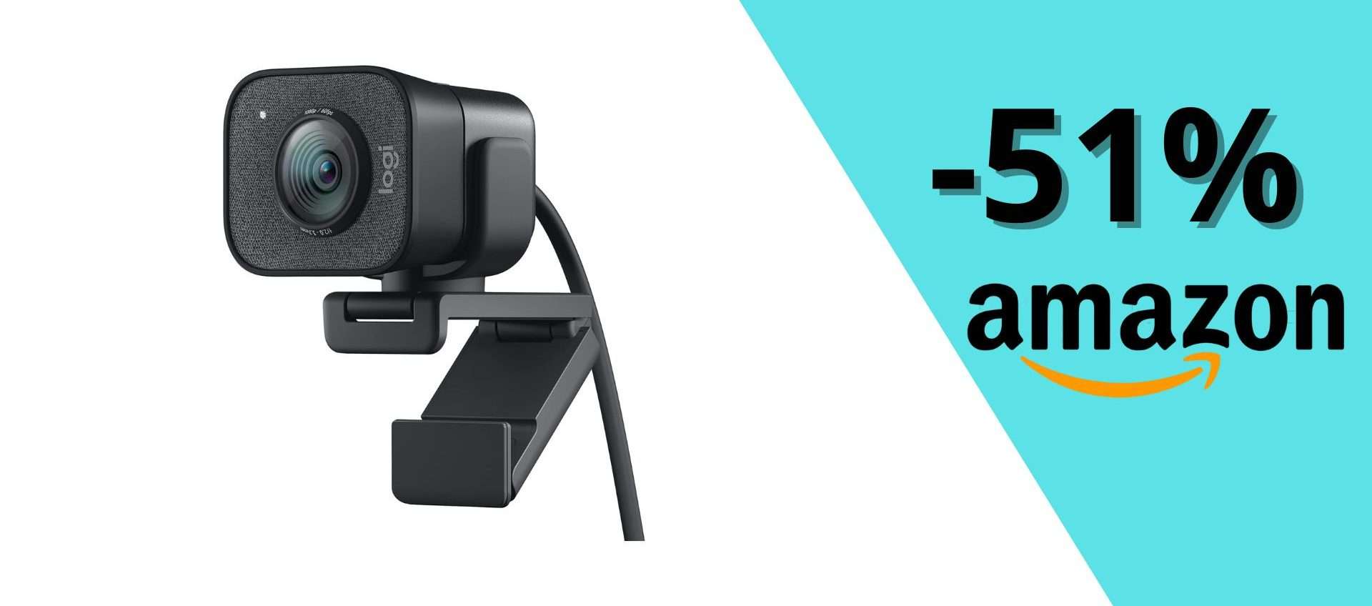 Webcam Logitech StreamCam a soli 80,49€: live streaming come un vero professionista Webcam Logitech StreamCam a soli 80,49€: live streaming come un vero professionista