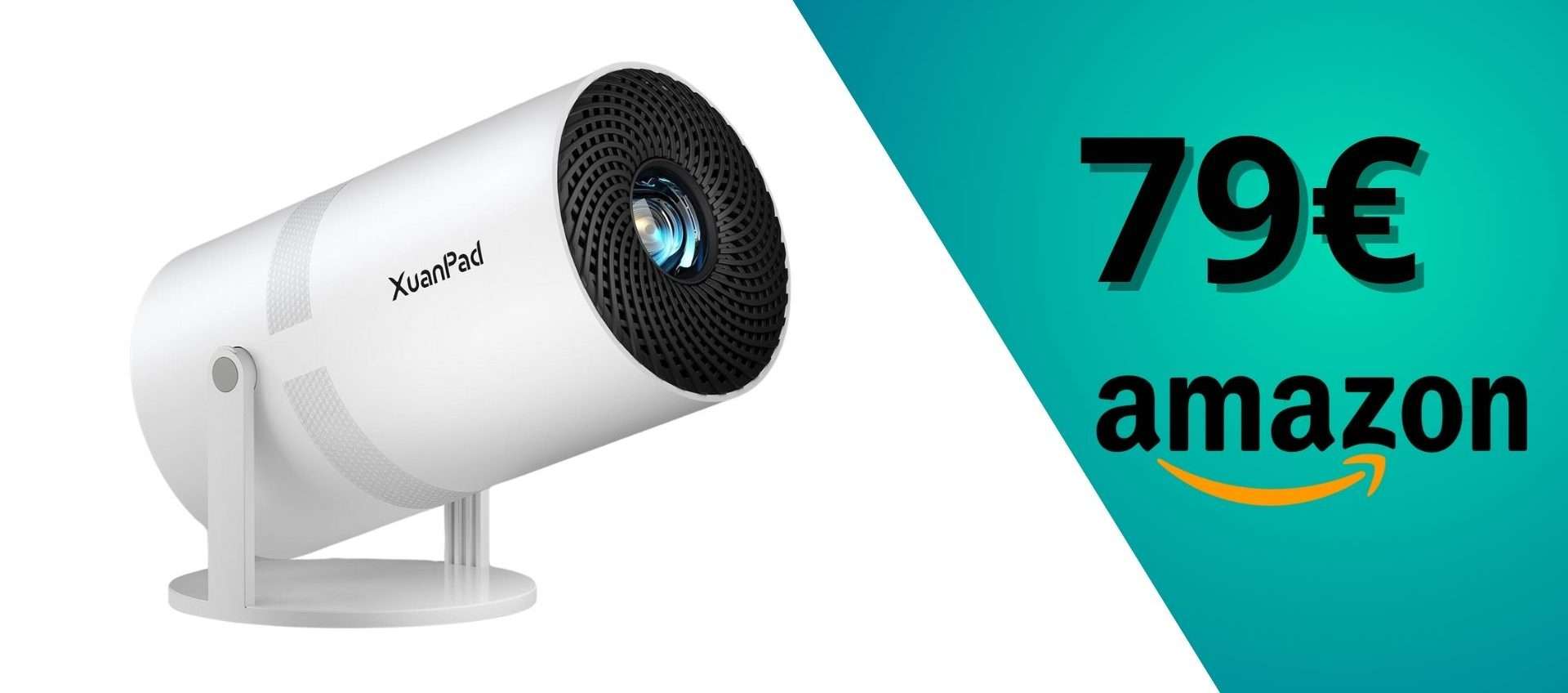 Xuanpad mini proiettore in offerta: qualità Full HD e WiFi 6 a prezzo scontato