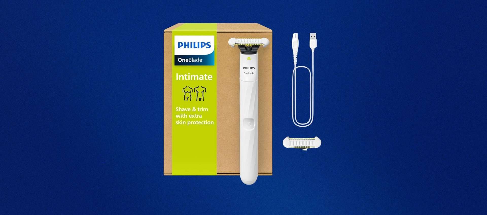 Philips OneBlade Intimate: rasatura indolore a soli 36,99€ con sconto del 18% Philips OneBlade Intimate: rasatura indolore a soli 36,99€ con sconto del 18%