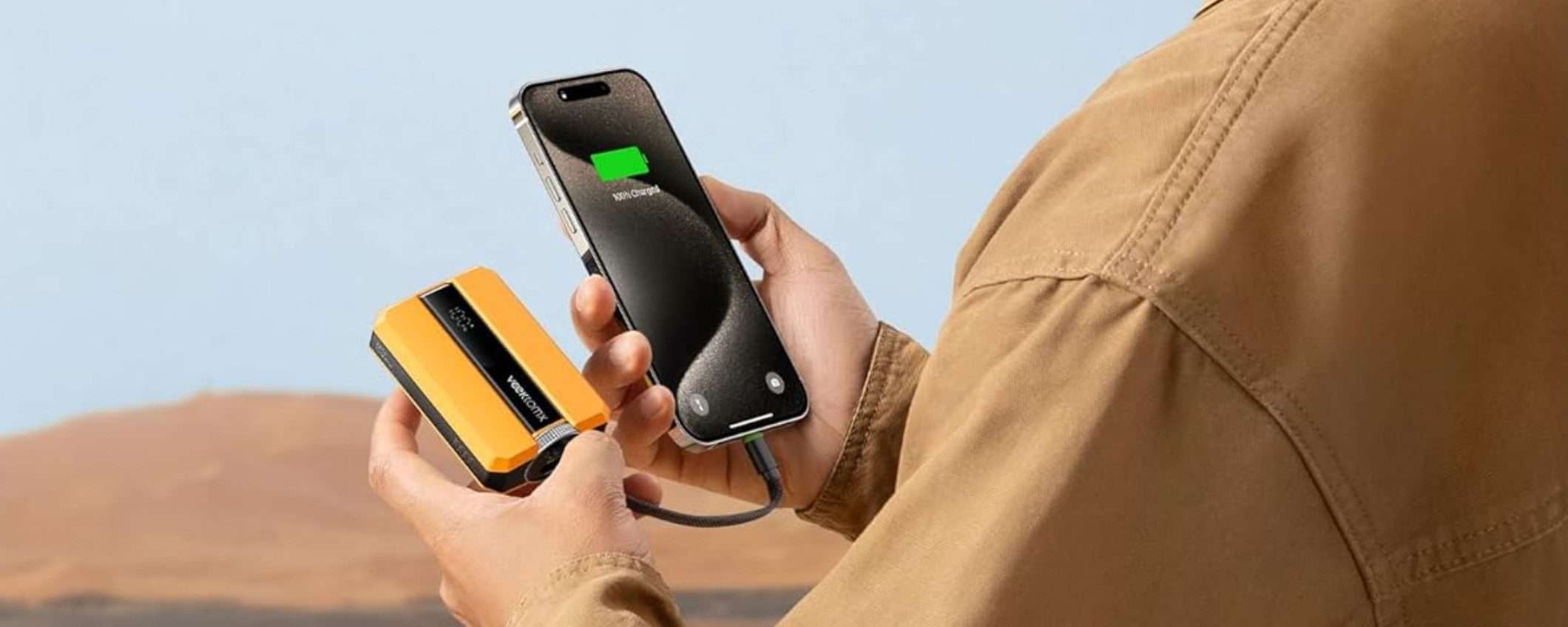 Power Bank 10000mAh in offertissima (-43%) per una ricarica veloce e potente dove vuoi Power Bank 10000mAh in offertissima (-43%) per una ricarica veloce e potente dove vuoi