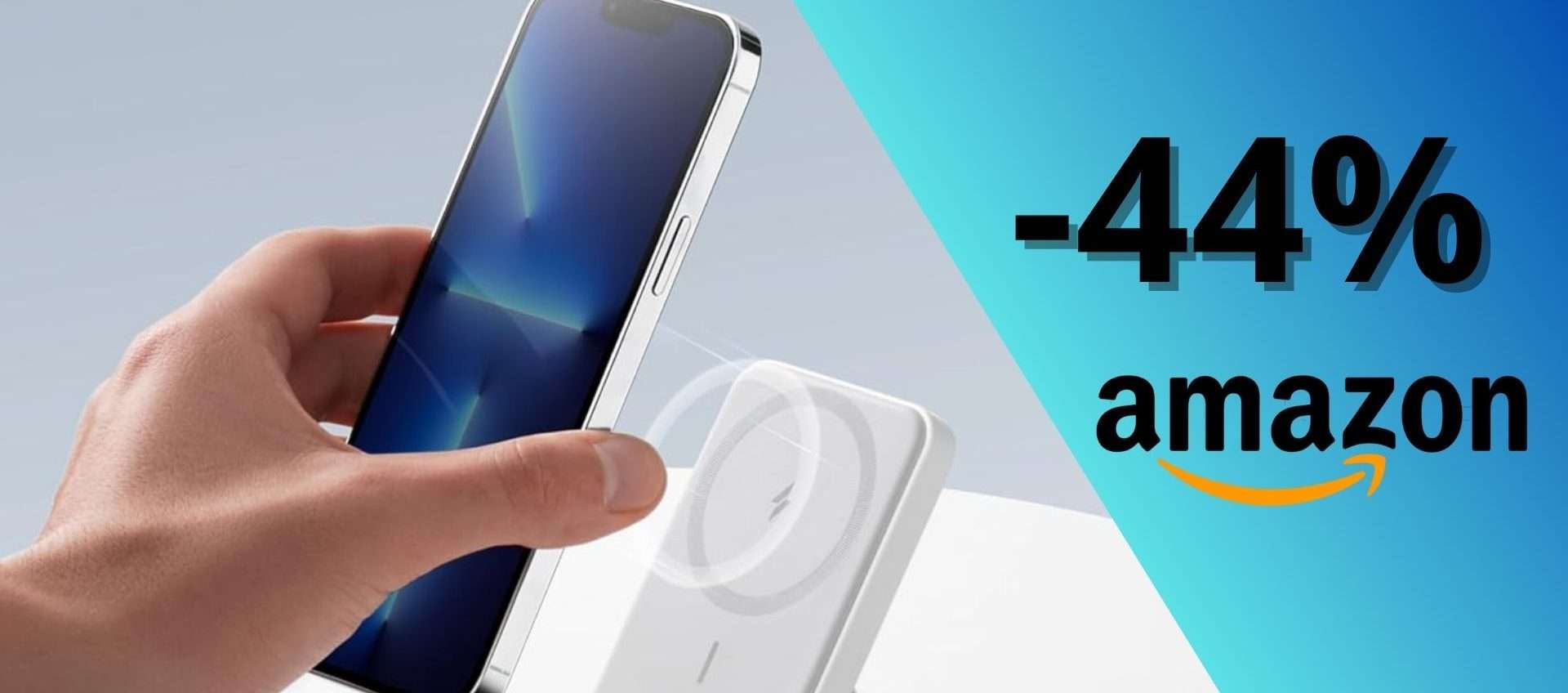 Anker 622 MagGo: power bank magnetico per iPhone a soli €27,99 su Amazon Anker 622 MagGo: power bank magnetico per iPhone a soli €27,99 su Amazon