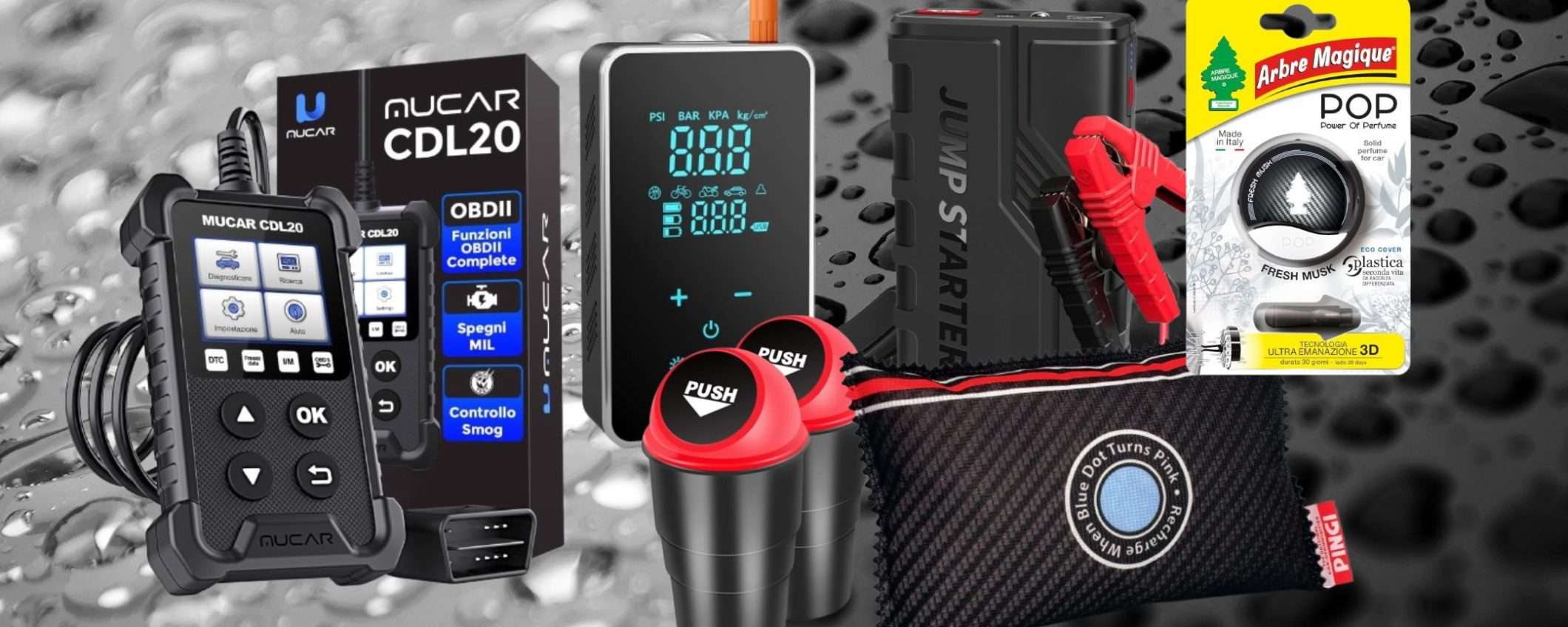 Amazon PASSIONE auto: deodoranti, compressori, PC OBD II e altro da 2€ a 32€ Amazon PASSIONE auto: deodoranti, compressori, PC OBD II e altro da 2€ a 32€