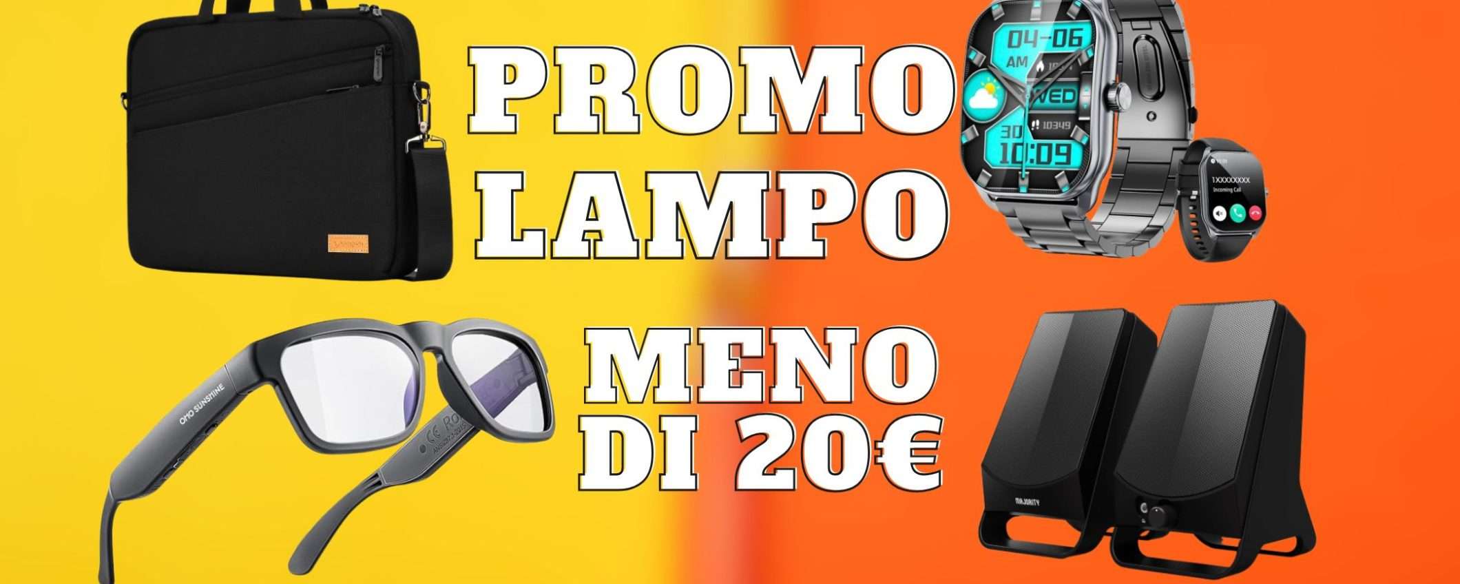 Amazon sta ESAGERANDO: promo lampo 23/03 da URLO (da 8,95€ a meno di 20€)