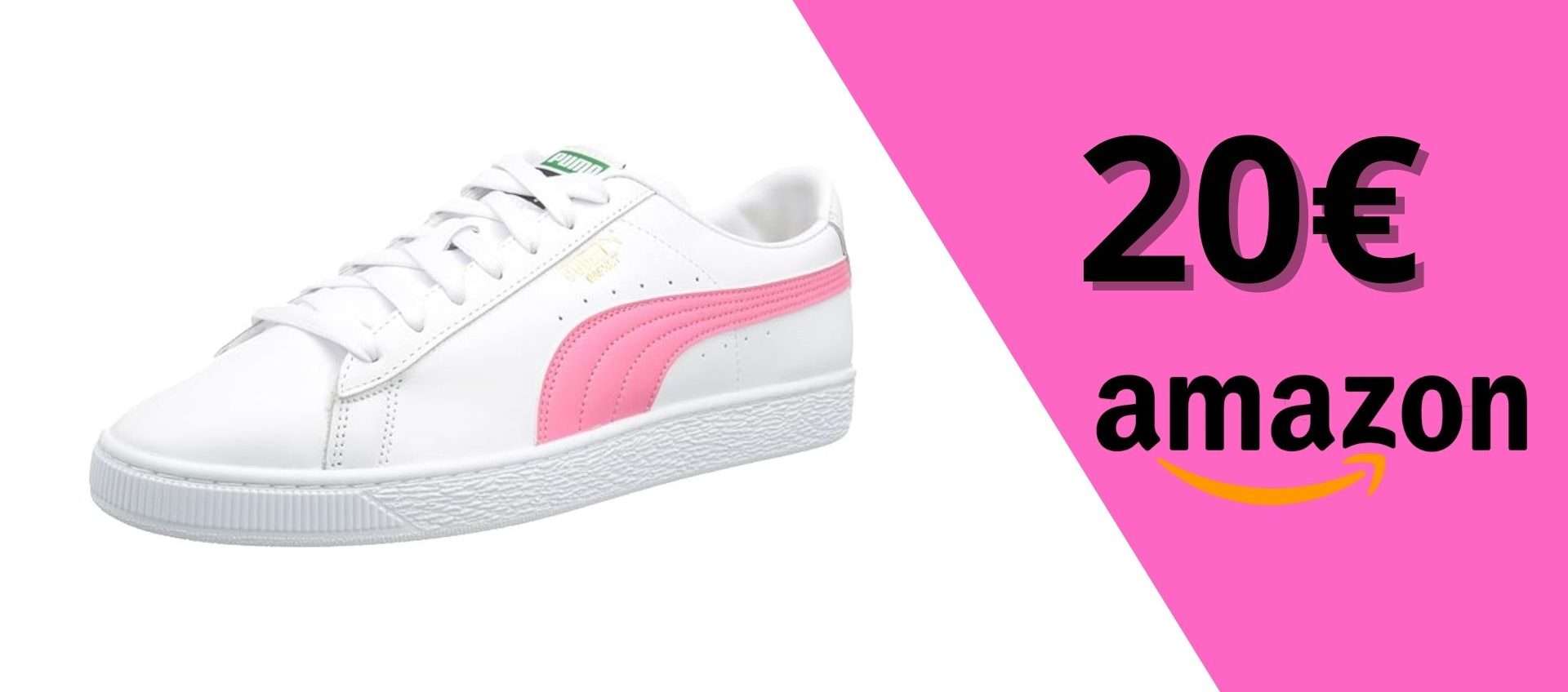 Puma Basket Classic XXI, svendita totale: ultime rimaste ad appena 20,30€ (-48%) Puma Basket Classic XXI, svendita totale: ultime rimaste ad appena 20,30€ (-48%)