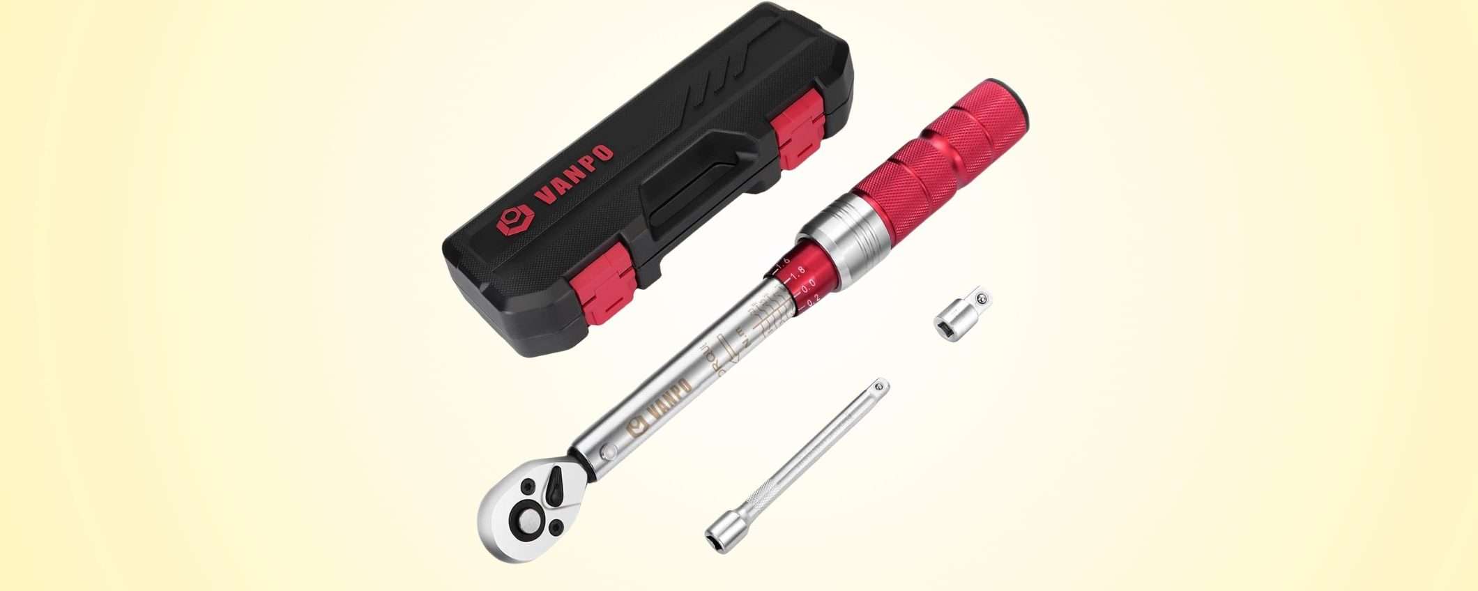 Set chiave dinamometrica in ottimo sconto LAMPO su Amazon Set chiave dinamometrica in ottimo sconto LAMPO su Amazon
