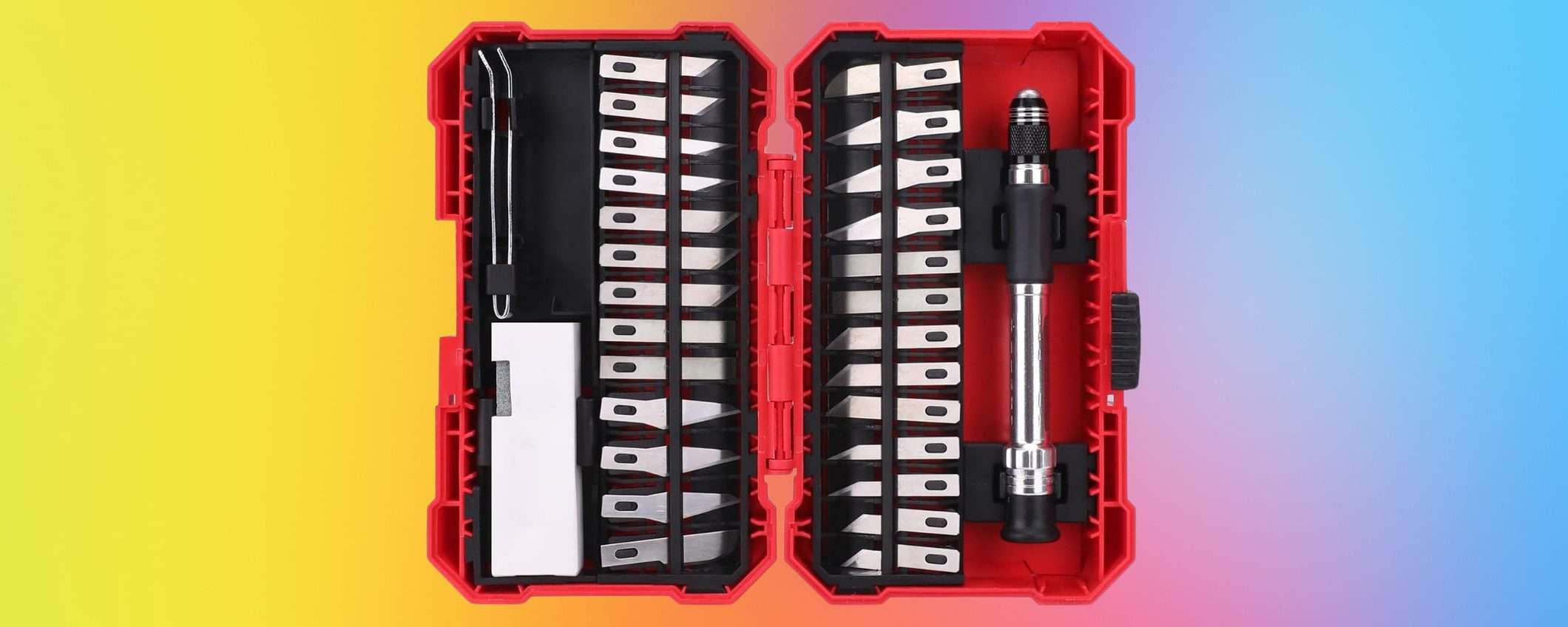 Set di coltellini di precisione 29-in-1 a soli 7,48 euro: offerta di primavera in ANTICIPO Set di coltellini di precisione 29-in-1 a soli 7,48 euro: offerta di primavera in ANTICIPO