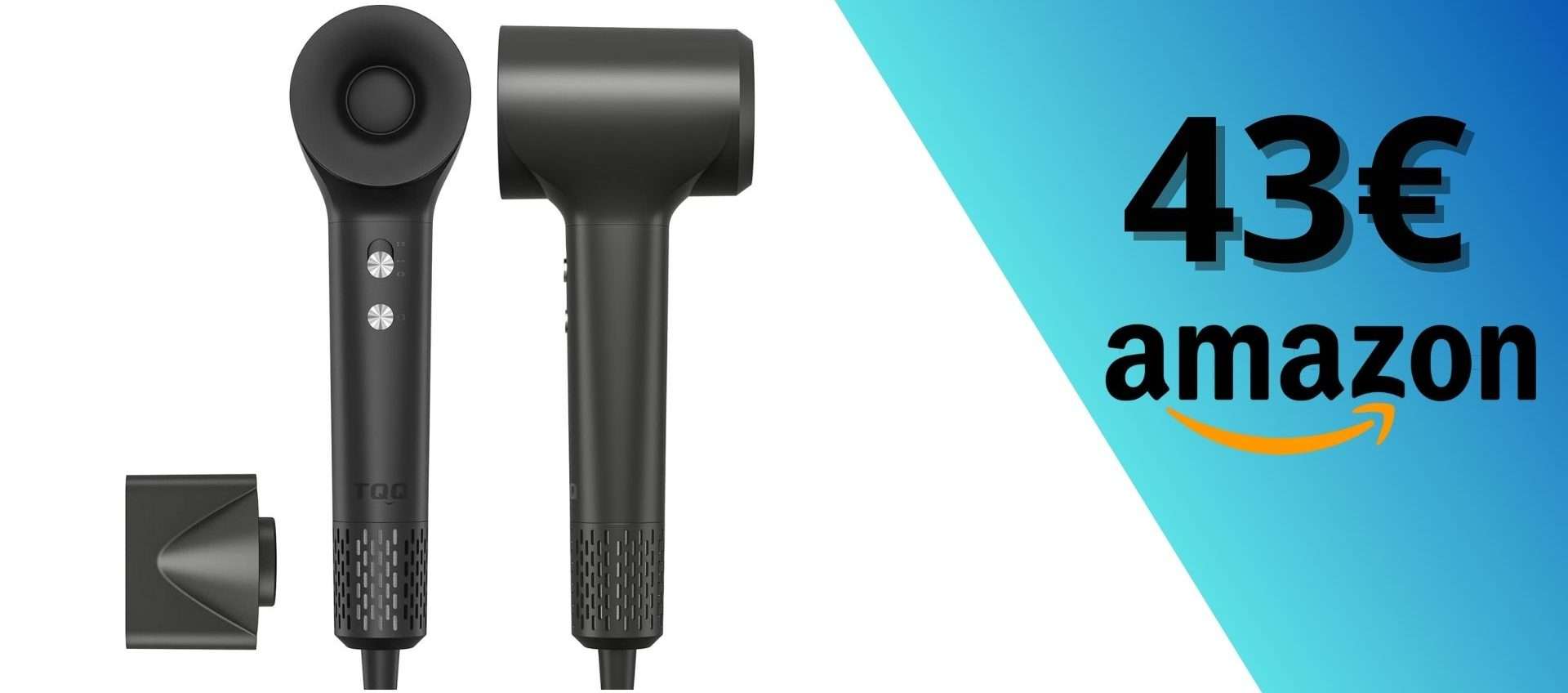 TQQ Asciugacapelli professionale in offerta: tecnologia agli ioni negativi per un'asciugatura rapida TQQ Asciugacapelli professionale in offerta: tecnologia agli ioni negativi per un'asciugatura rapida