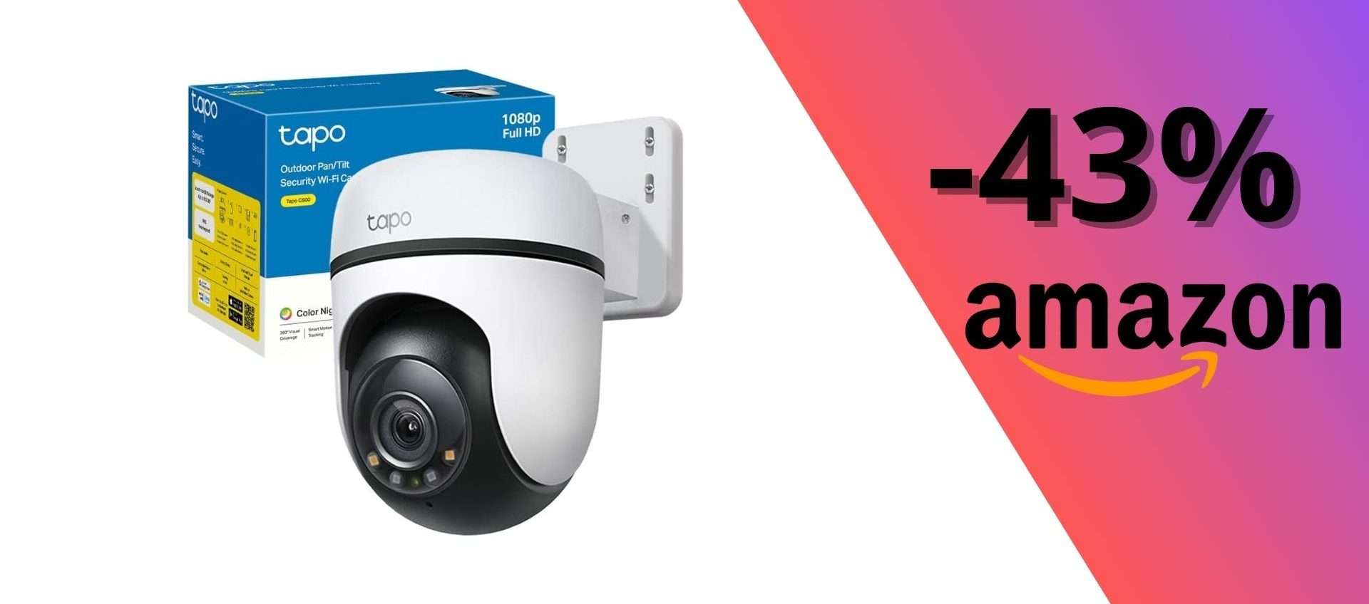 Tapo C500: sicurezza domestica ad un prezzo top, risparmi il 43% Tapo C500: sicurezza domestica ad un prezzo top, risparmi il 43%