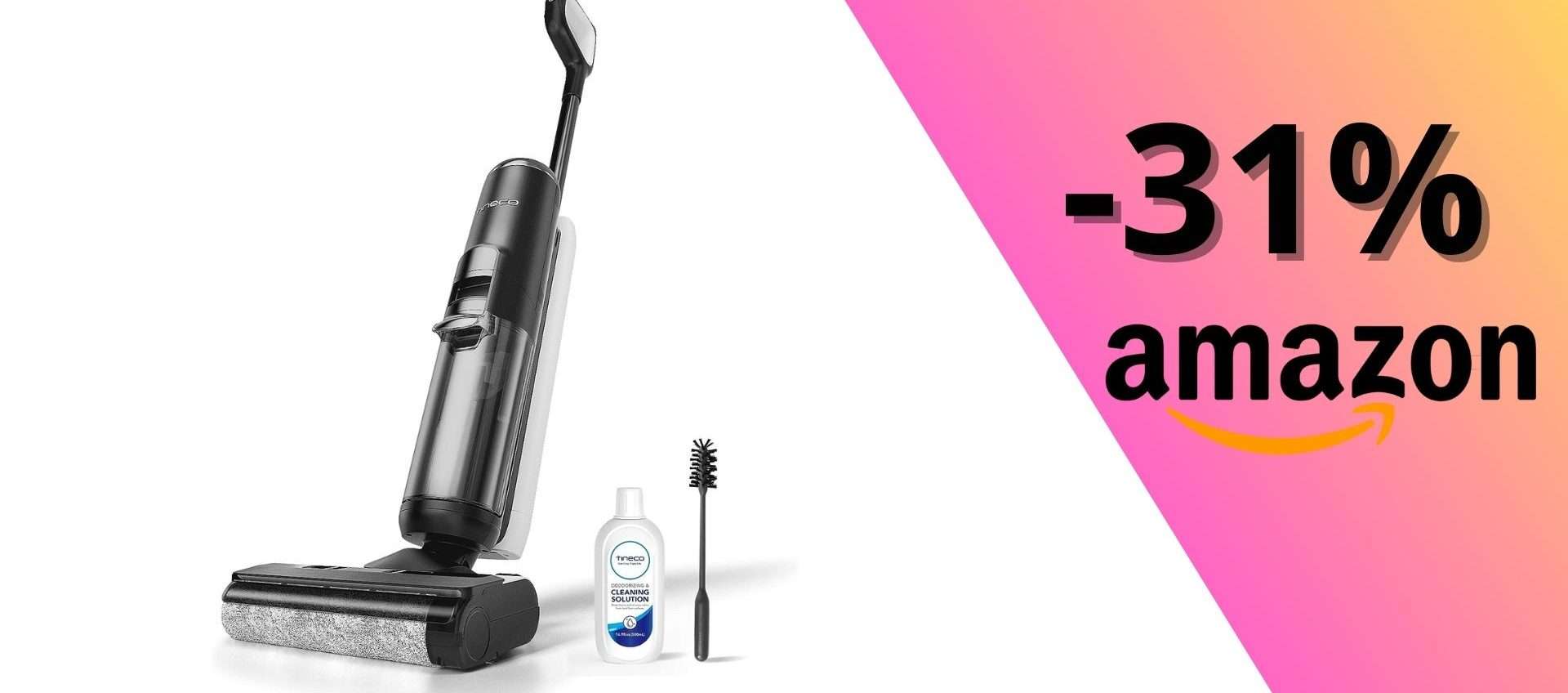 Con il 31% di sconto il Tineco Floor One S5 è il lavapavimenti da comprare oggi
