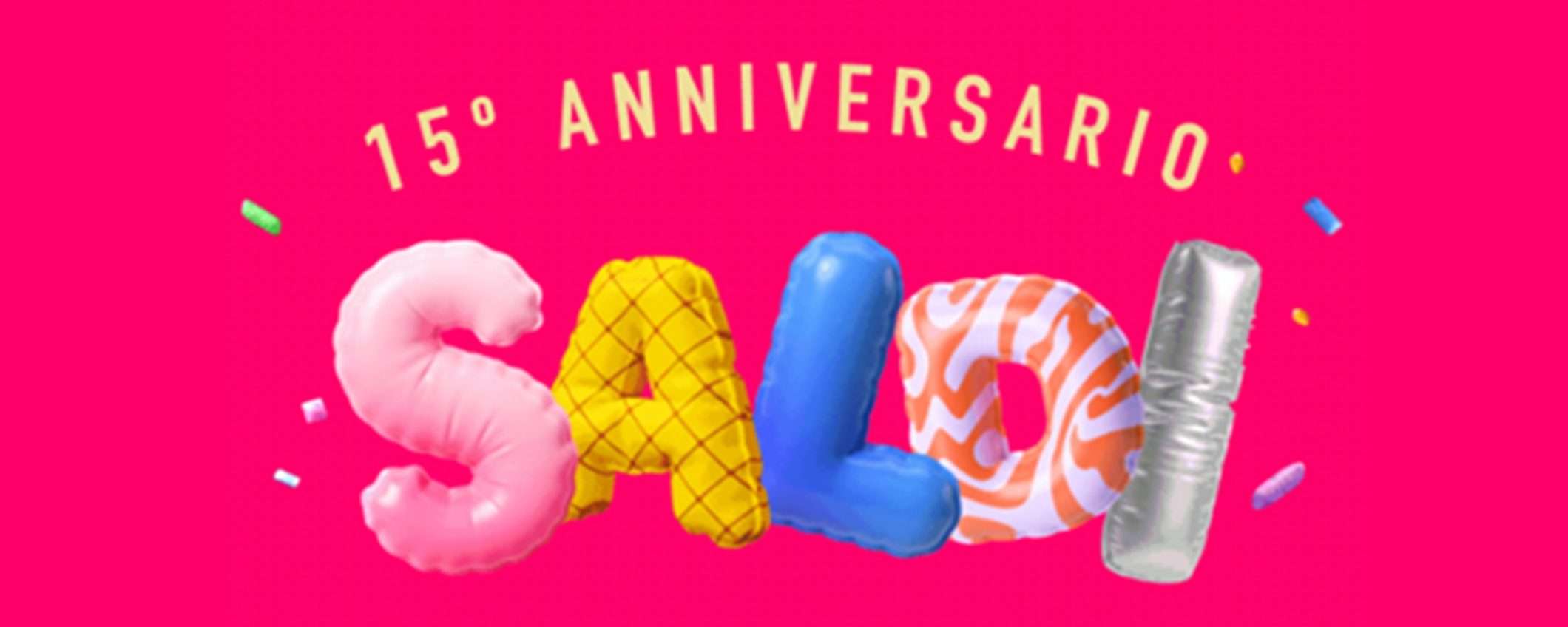 AliExpress festeggia il 15° anniversario con sconti fino all'80% AliExpress festeggia il 15° anniversario con sconti fino all'80%