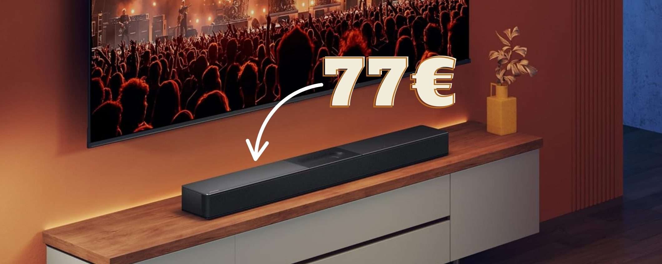Appena 77€ e puoi avere la mitica Soundbar Hisense con subwoofer integrato