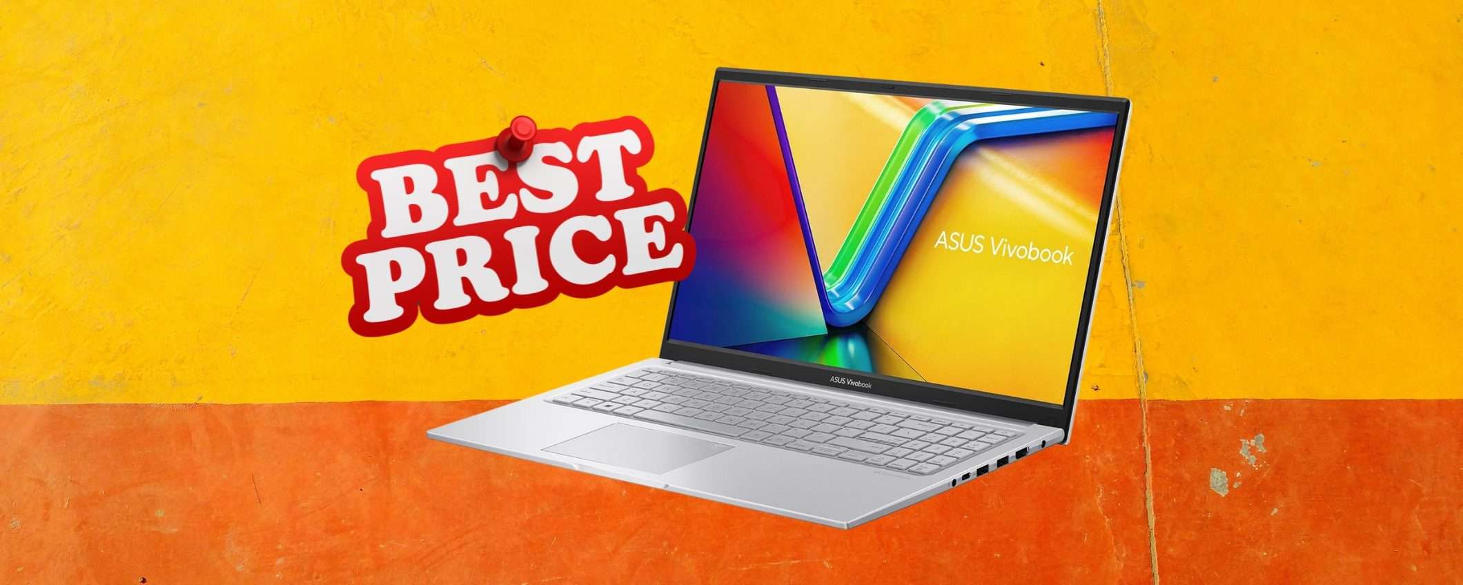 ASUS Vivobook 15 (16GB RAM/512GB SSD) con Intel Core i7 in grande SCONTO ASUS Vivobook 15 (16GB RAM/512GB SSD) con Intel Core i7 in grande SCONTO