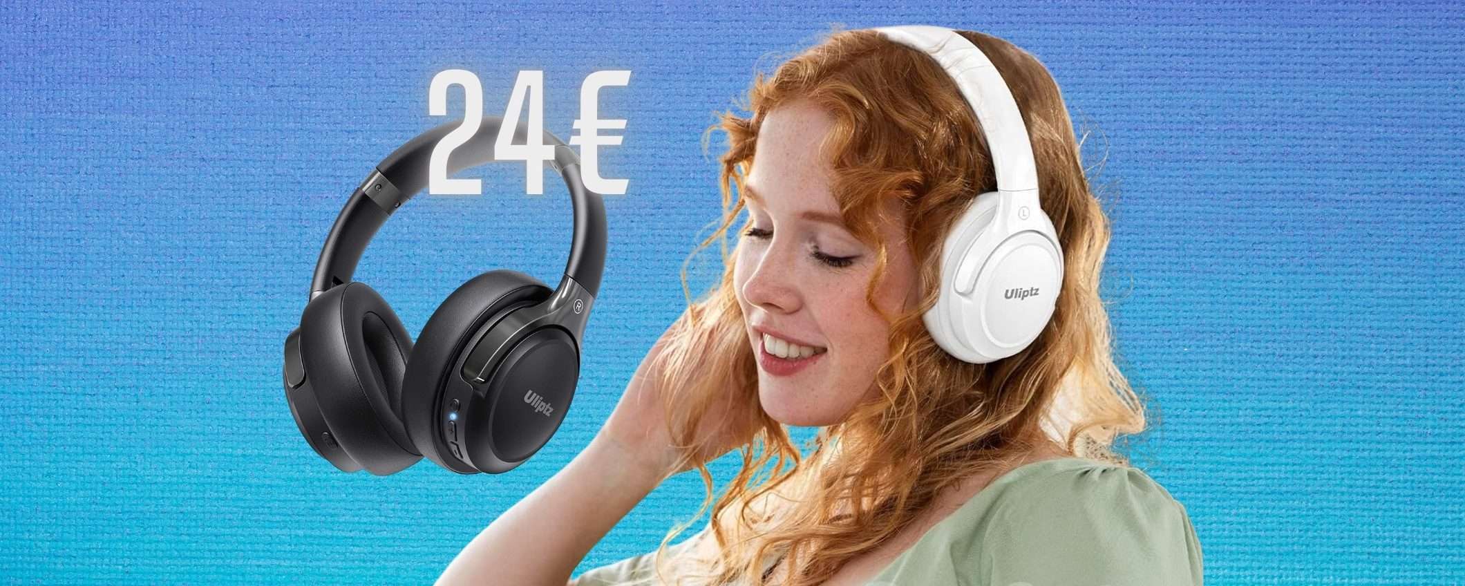 Audio eccezionale e costo ridicolo: le cuffie wireless Uliptz sono tue a 24€ Audio eccezionale e costo ridicolo: le cuffie wireless Uliptz sono tue a 24€