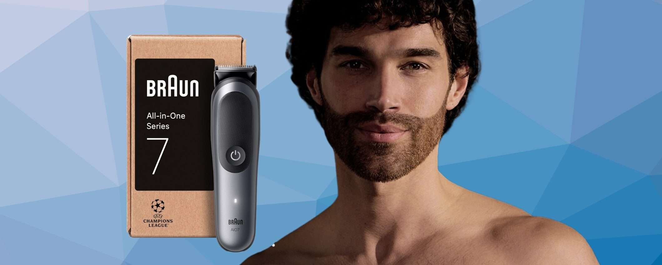 Braun All-In-One Series 7: rasoio elettrico 12 in 1 per viso, capelli e corpo (-35%) Braun All-In-One Series 7: rasoio elettrico 12 in 1 per viso, capelli e corpo (-35%)