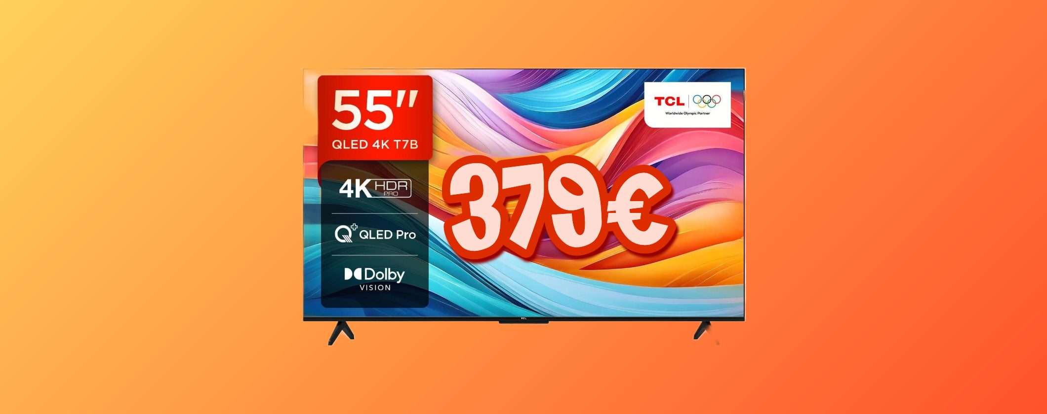 Cinema in salotto? Smart TV TCL QLED 4K 55 Cinema in salotto? Smart TV TCL QLED 4K 55