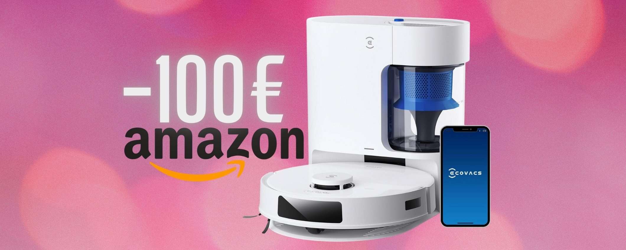 Con il robot ECOVACS DEEBOT N20 Plus puoi dire addio allo sporco (-100€) Con il robot ECOVACS DEEBOT N20 Plus puoi dire addio allo sporco (-100€)