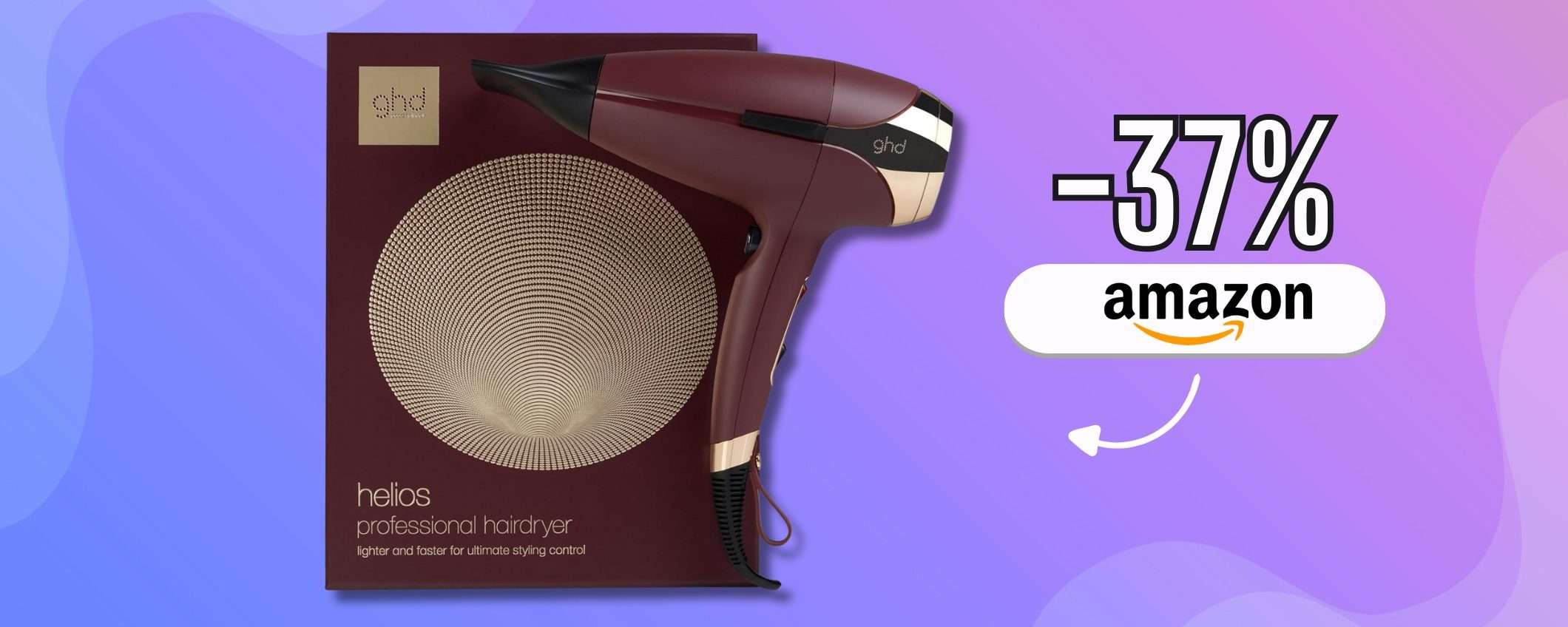 GHD Helios: l'asciugacapelli professionale SOFFIA via il prezzo (-37%) GHD Helios: l'asciugacapelli professionale SOFFIA via il prezzo (-37%)