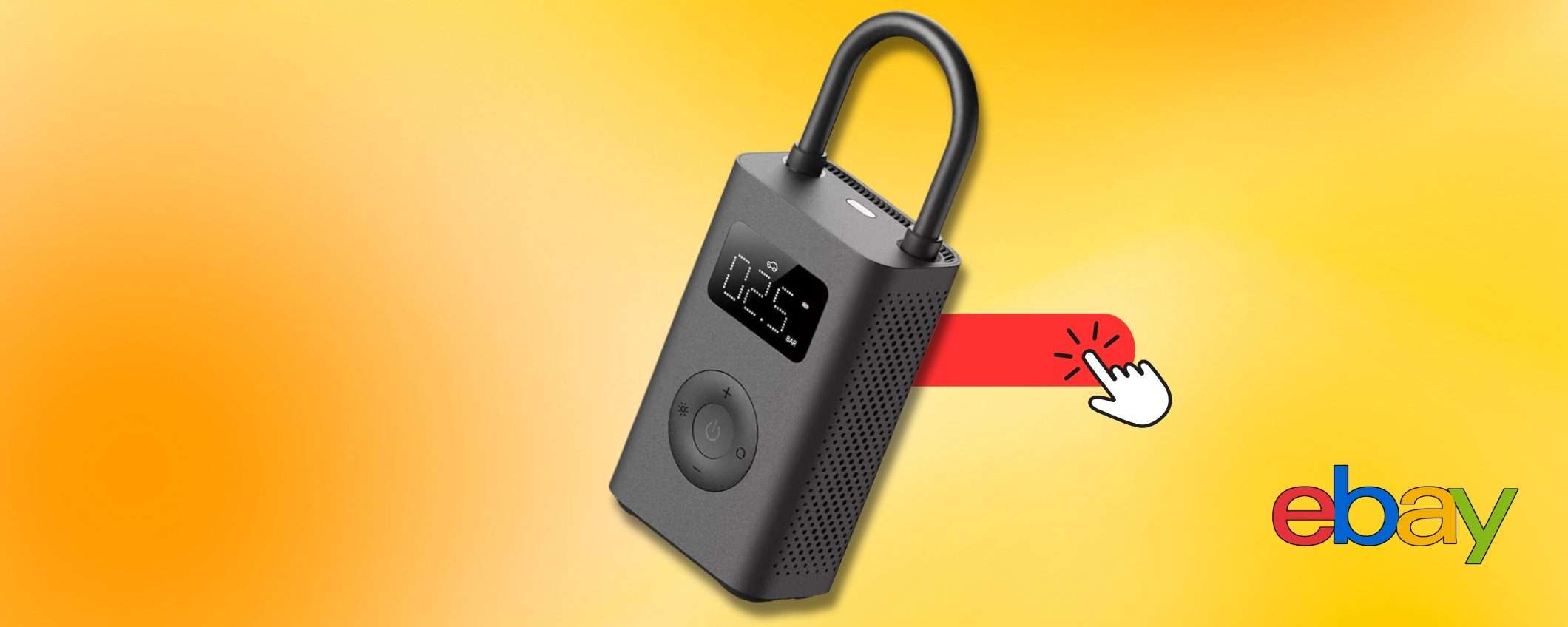 Mai più ruote a terra con il compressore portatile Xiaomi: geniale Mai più ruote a terra con il compressore portatile Xiaomi: geniale