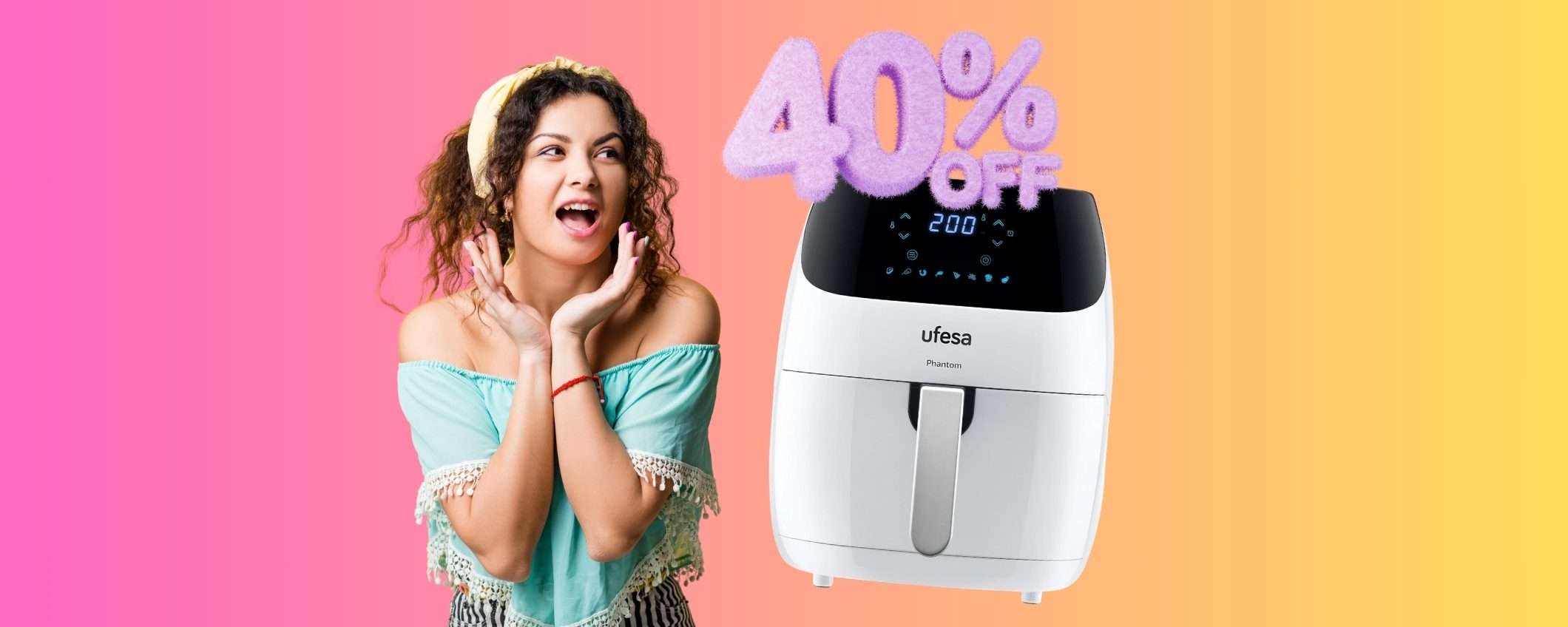 Friggitrice ad aria per piatti buonissimi senza cattivi odori né grassi a PREZZO MINI Friggitrice ad aria per piatti buonissimi senza cattivi odori né grassi a PREZZO MINI