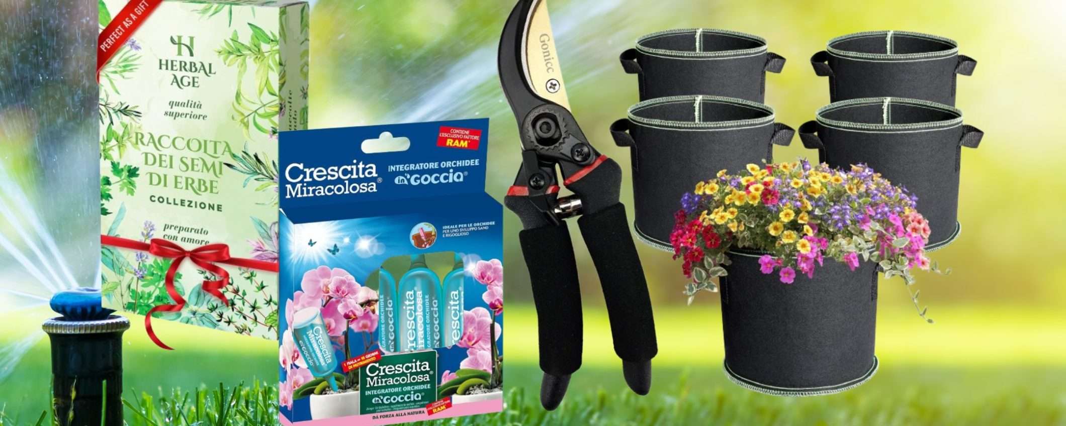 Giardinaggio su Amazon, è SVENDITA: valanga di offerte da 5,70€ fino a 20€