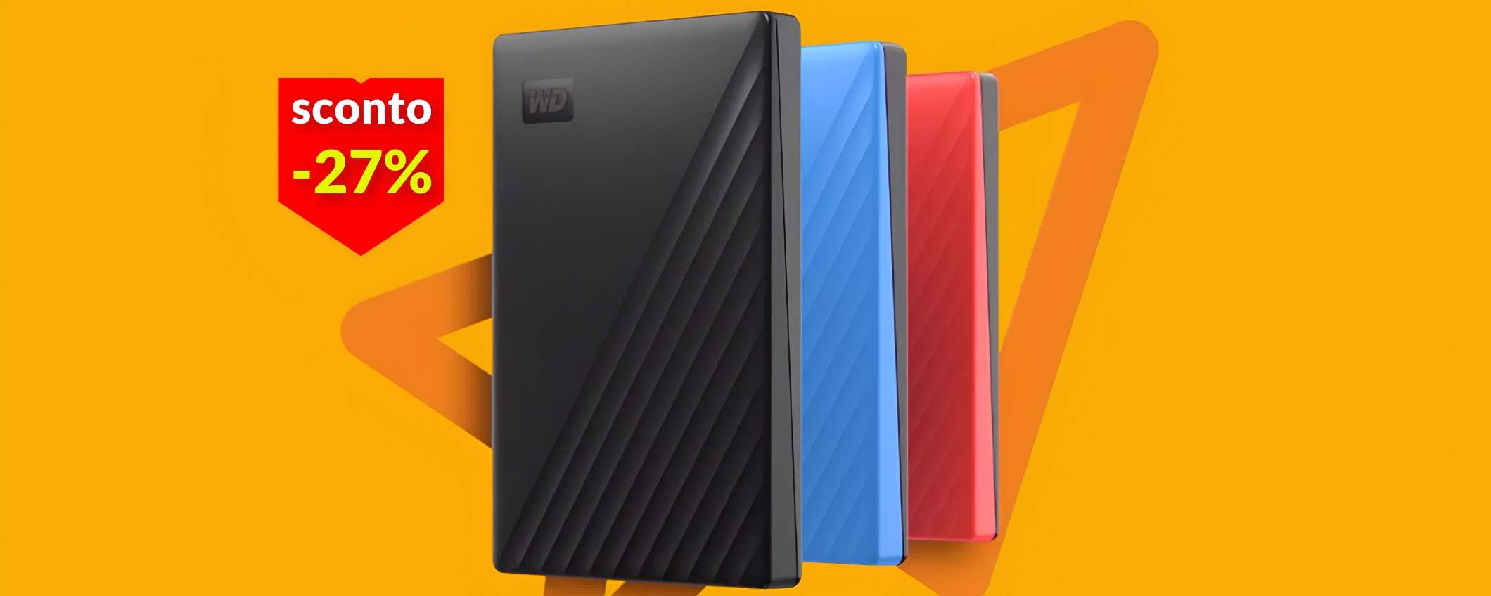 Hard disk esterno 5TB, veloce e sicuro: appena 143€ per far respirare il tuo PC Hard disk esterno 5TB, veloce e sicuro: appena 143€ per far respirare il tuo PC