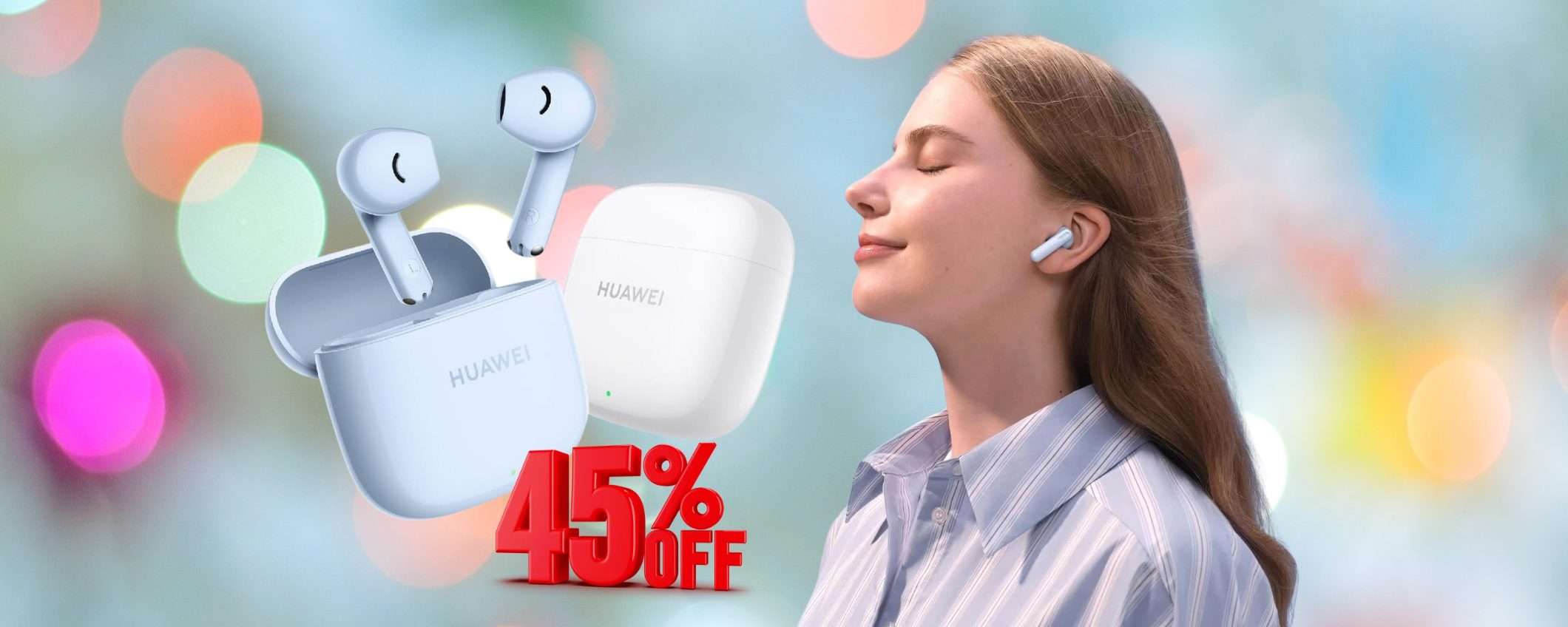 HUAWEI FreeBuds SE 2 a 27€ (MINIMO STORICO) sono gli auricolari wireless da avere HUAWEI FreeBuds SE 2 a 27€ (MINIMO STORICO) sono gli auricolari wireless da avere
