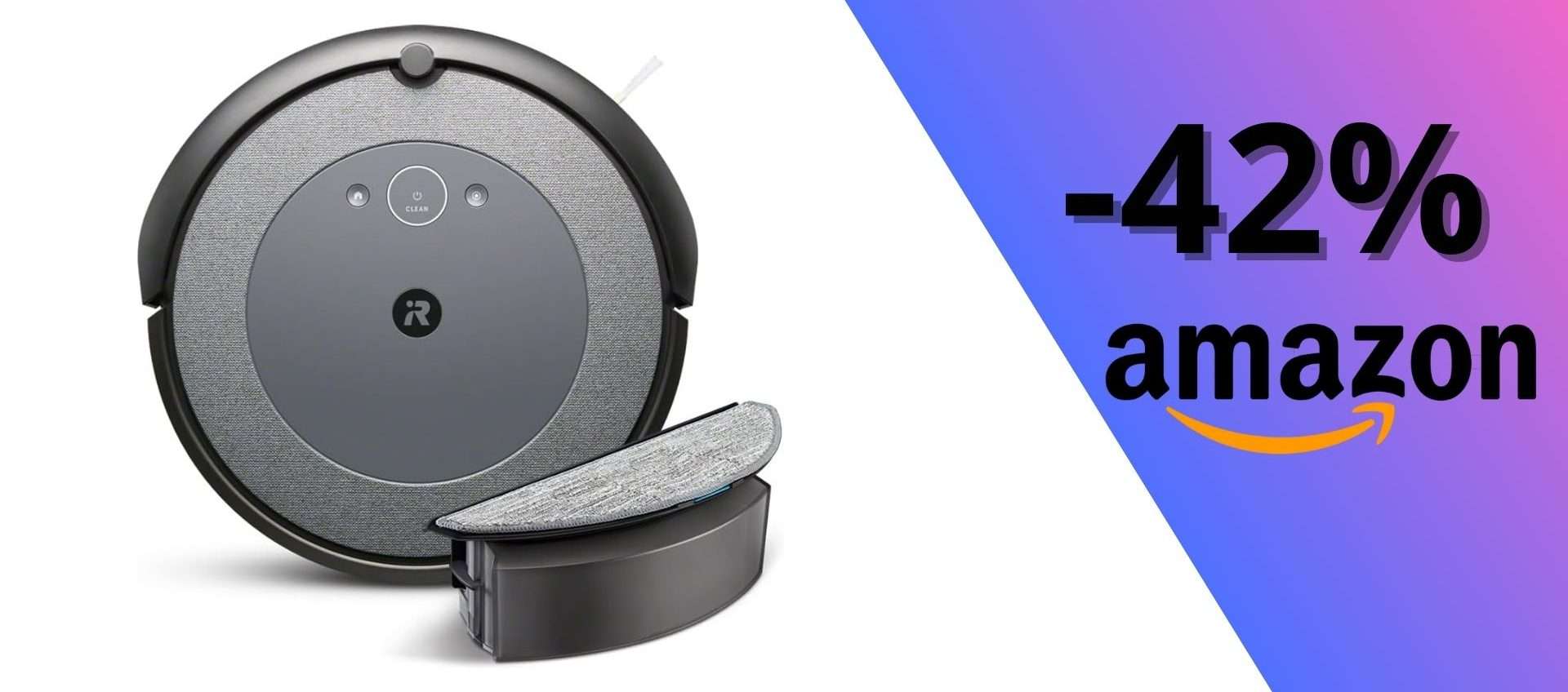 Super offerta Amazon sul robot lavapavimenti Roomba Combo i5: ora a 259€