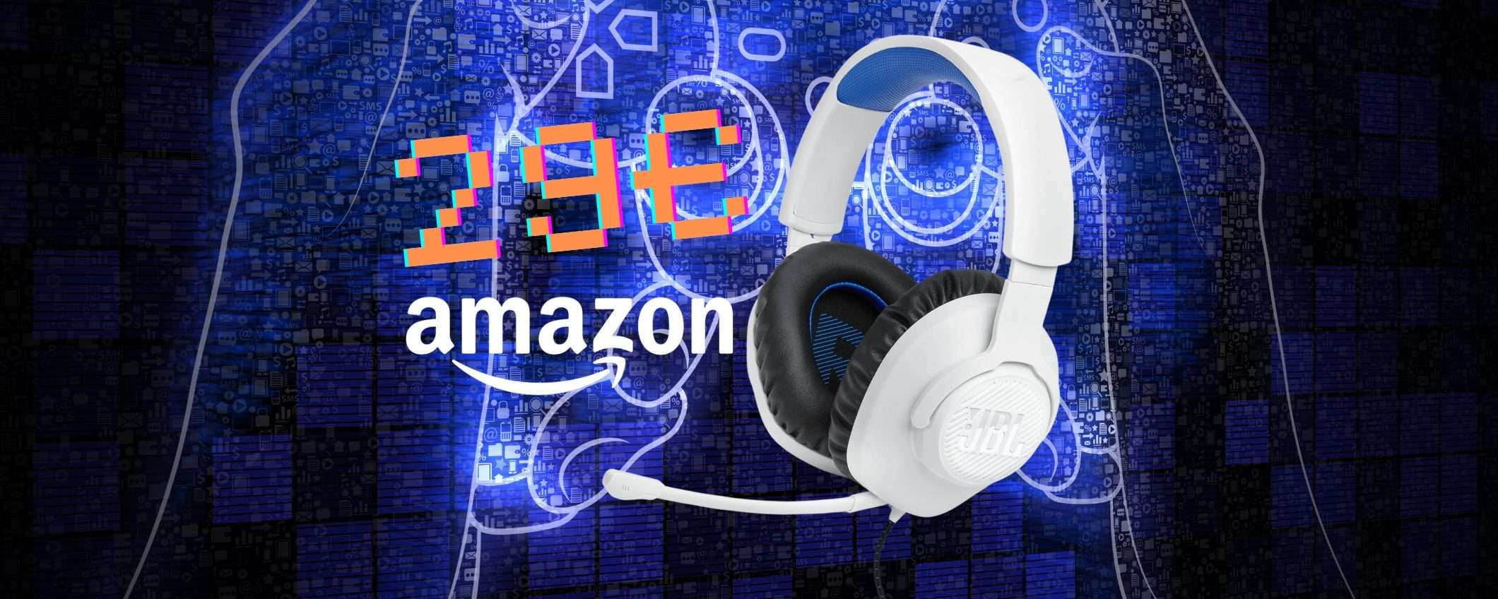 JBL Quantum 100P: cuffie da gaming con microfono per PC e consolle a 29€ JBL Quantum 100P: cuffie da gaming con microfono per PC e consolle a 29€