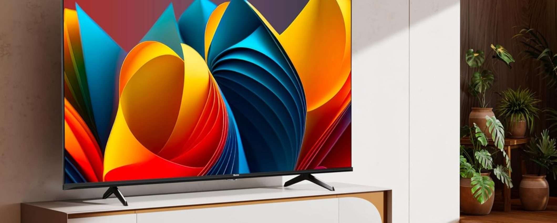 La smart TV Hisense UHD 4K da 65 La smart TV Hisense UHD 4K da 65