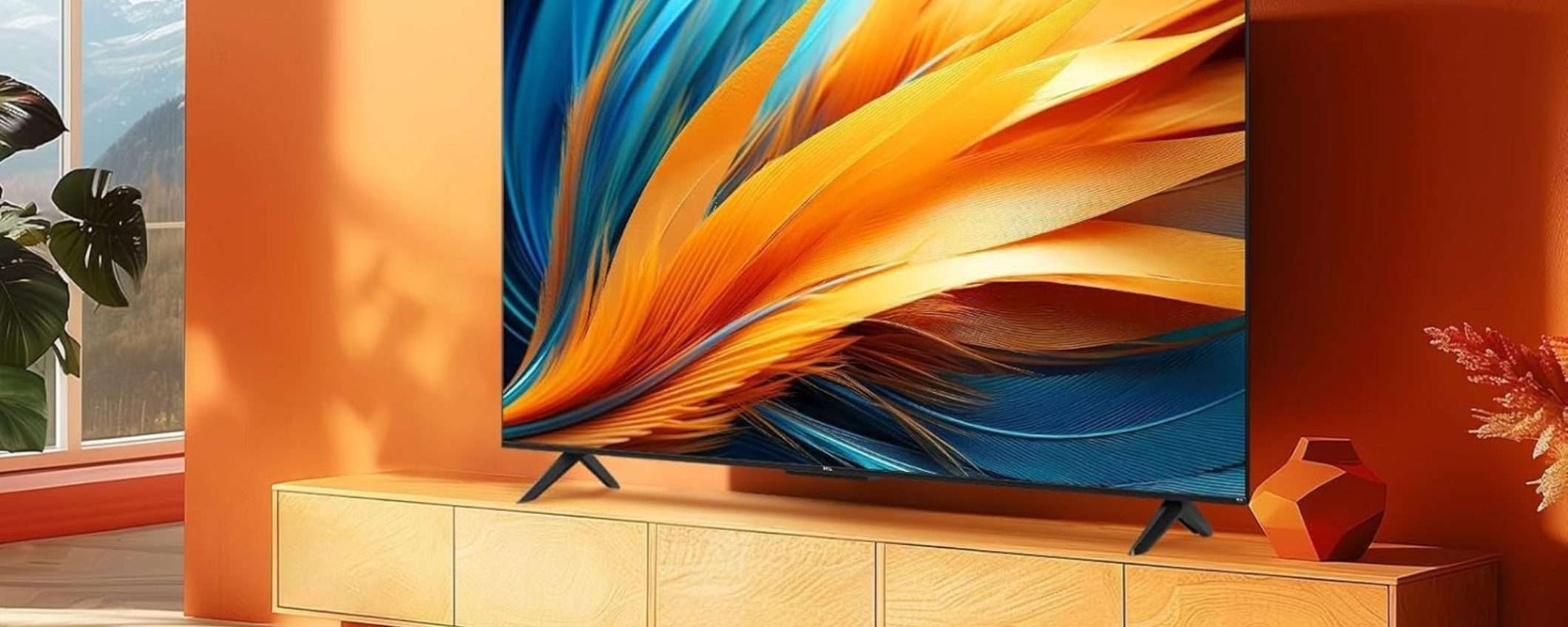 La smart TV TCL 4K UHD da 55 La smart TV TCL 4K UHD da 55