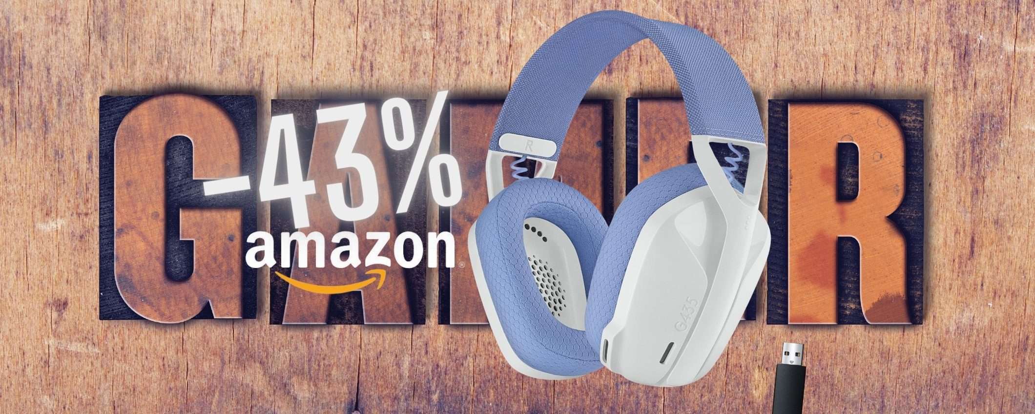 Logitech G G435: le cuffie da gaming con doppia connessione (wireless+Bluetooth) Logitech G G435: le cuffie da gaming con doppia connessione (wireless+Bluetooth)