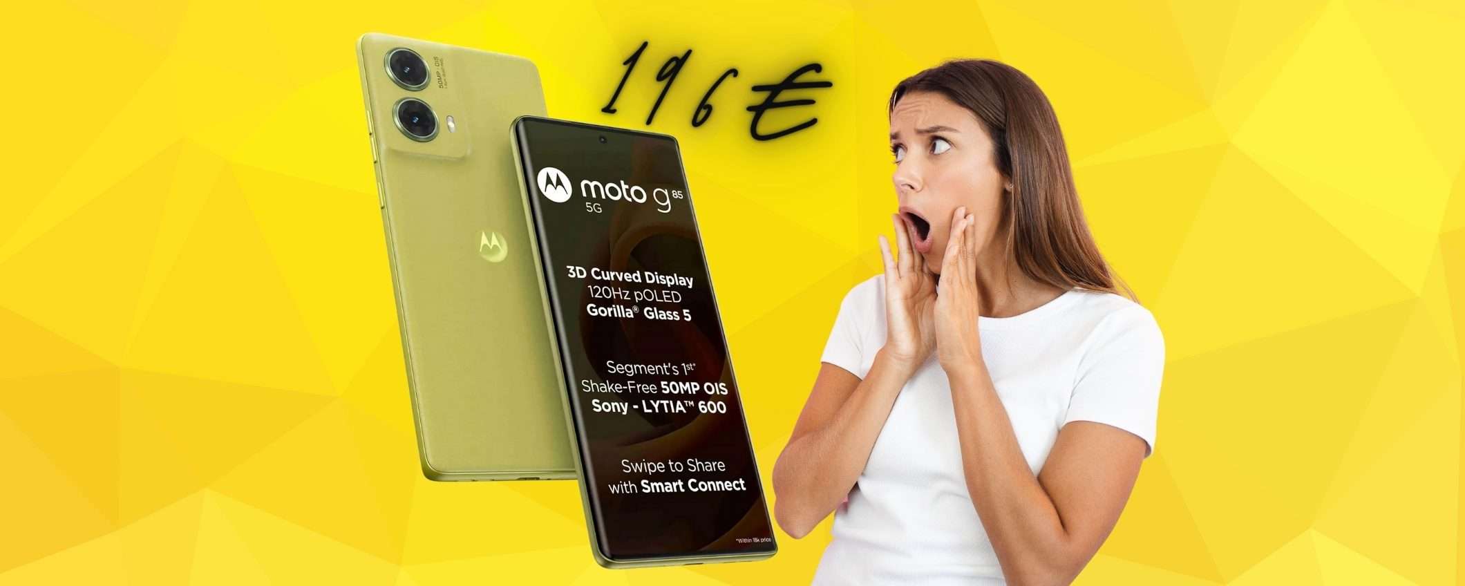 Motorola G85 5G: il BETSELLER di oggi per chi vuole spendere poco senza rinunce Motorola G85 5G: il BETSELLER di oggi per chi vuole spendere poco senza rinunce