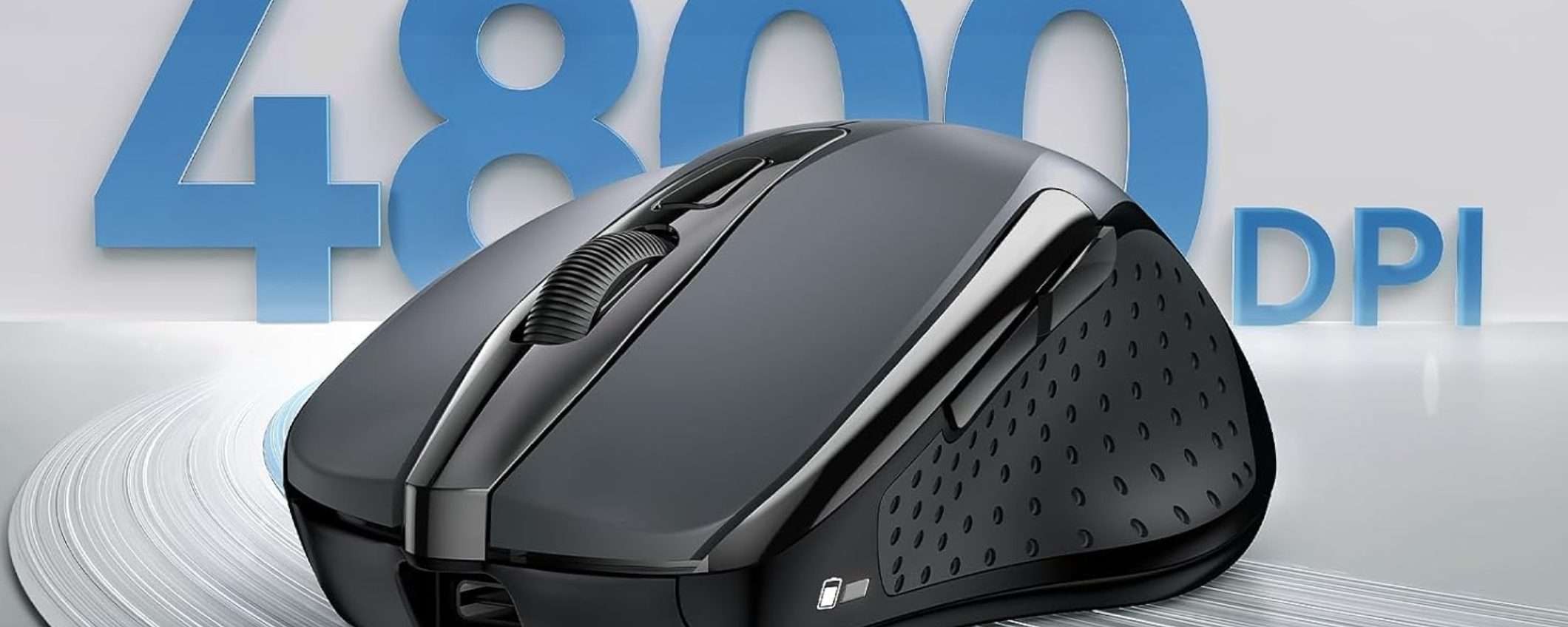 Mouse wireless super ergonomico per fare meno fatica tuo con appena 14€
