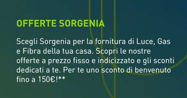 offerta sorgenia