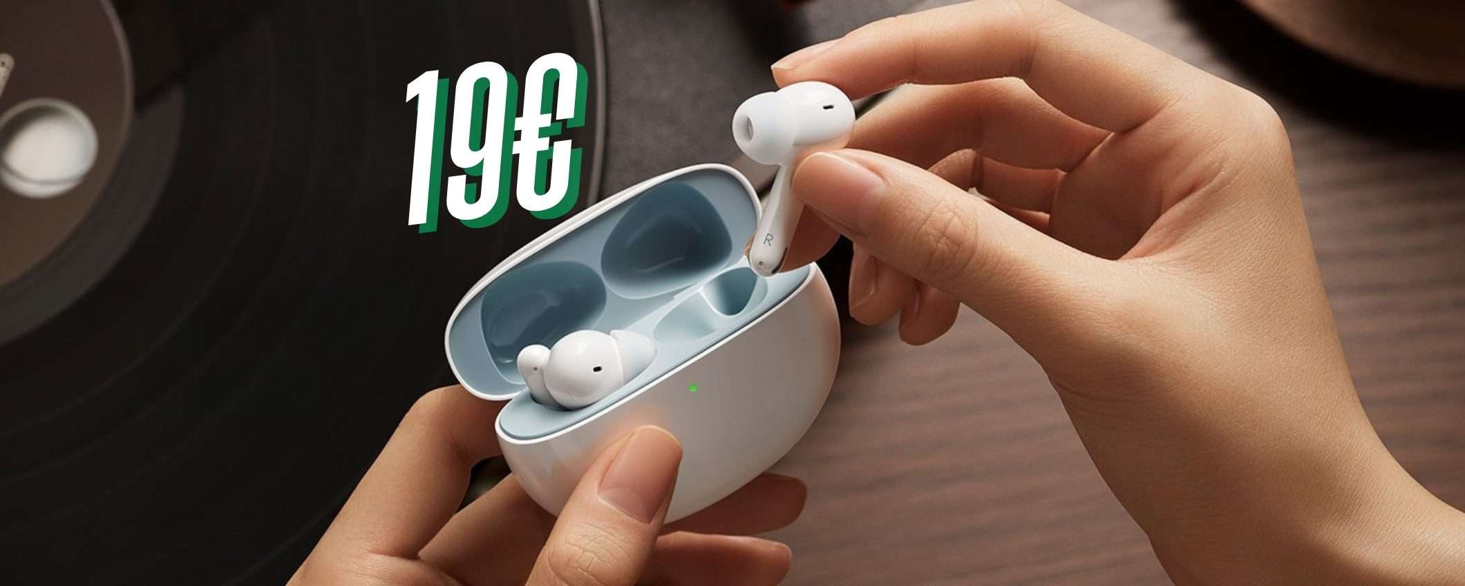 OPPO Enco Buds2 in offerta a 19€ con MAXI SCONTO del 60%, da non perdere OPPO Enco Buds2 in offerta a 19€ con MAXI SCONTO del 60%, da non perdere