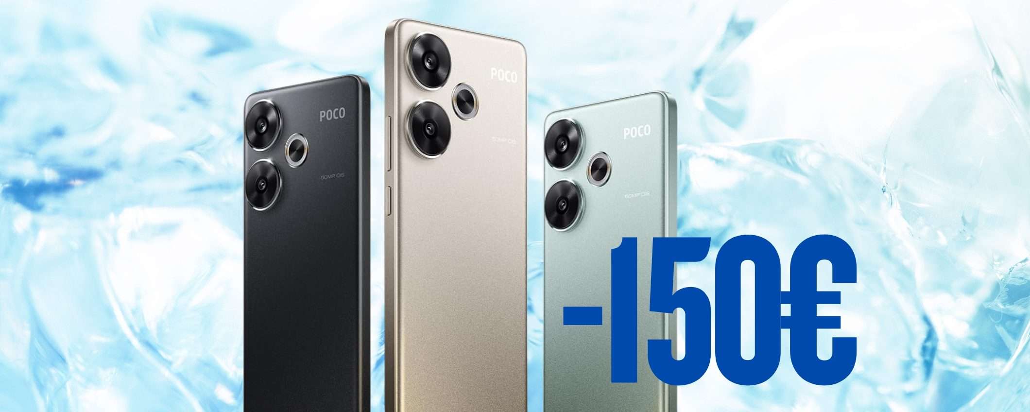 Poco F6 con display Flow AMOLED da 120Hz e ricarica Turbo da 90W (-150€)