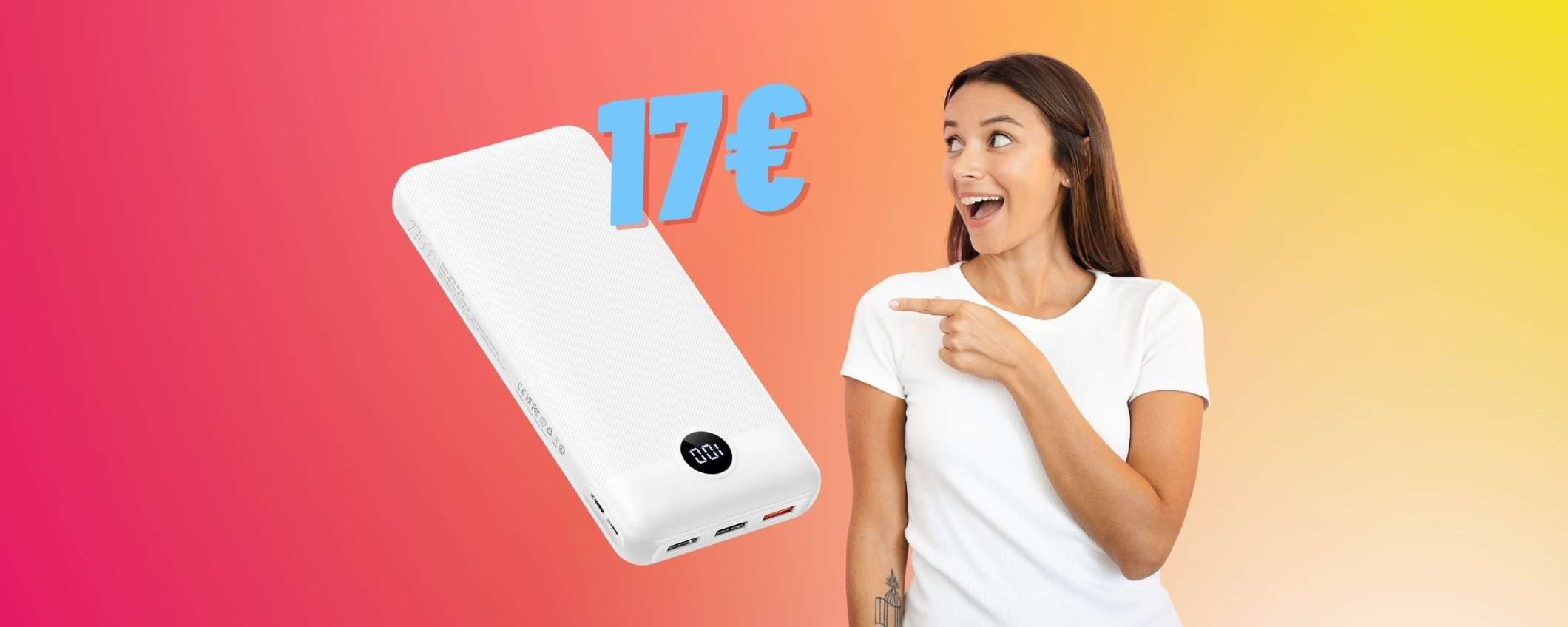 Power Bank da 27000mAh e 4 uscite a soli 17€: il MIGLIORE di oggi Power Bank da 27000mAh e 4 uscite a soli 17€: il MIGLIORE di oggi