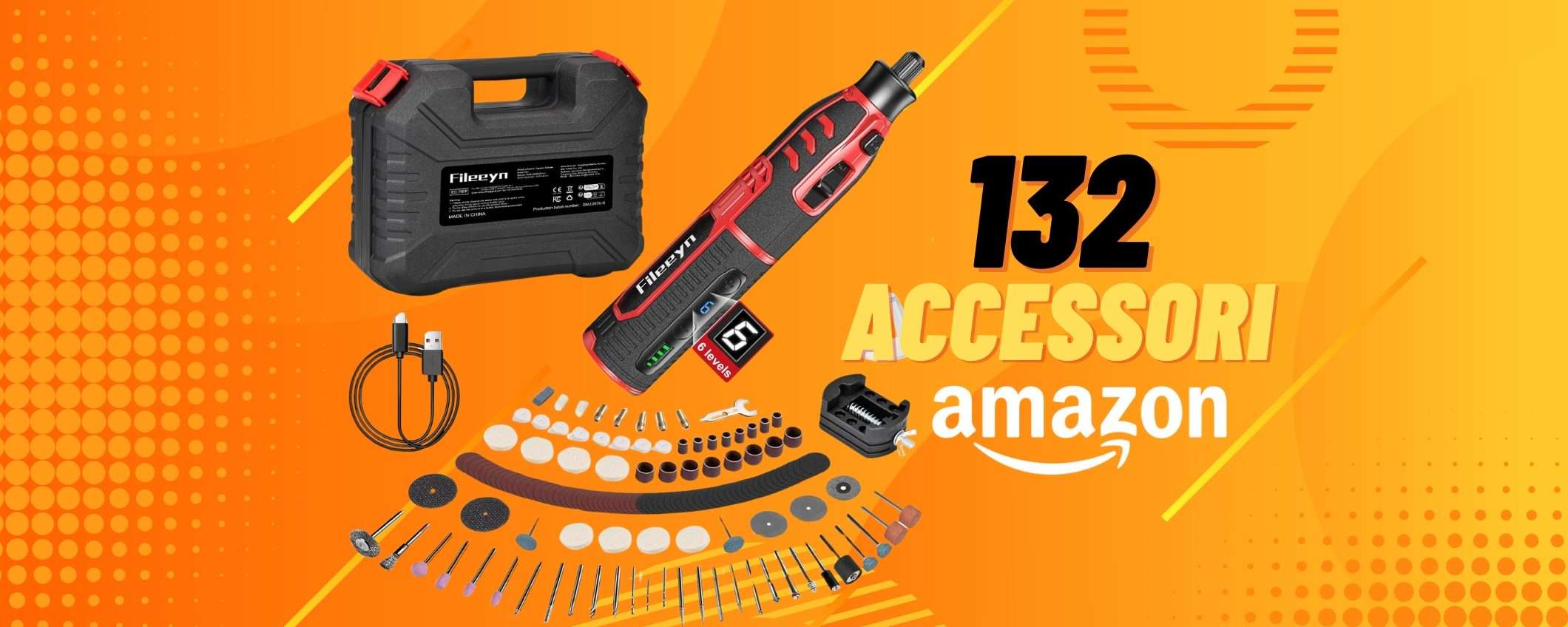 Con questo strumento multifunzione (132 accessori) fai di tutto e lo paghi solo 26€ Con questo strumento multifunzione (132 accessori) fai di tutto e lo paghi solo 26€