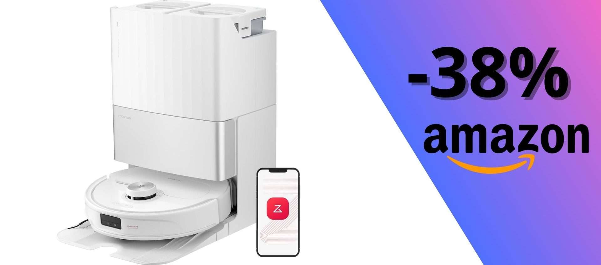 Roborock Qrevo Master, il prezzo crolla del 38%: Intelligenza Artificiale e 10.000 Pa di potenza Roborock Qrevo Master, il prezzo crolla del 38%: Intelligenza Artificiale e 10.000 Pa di potenza