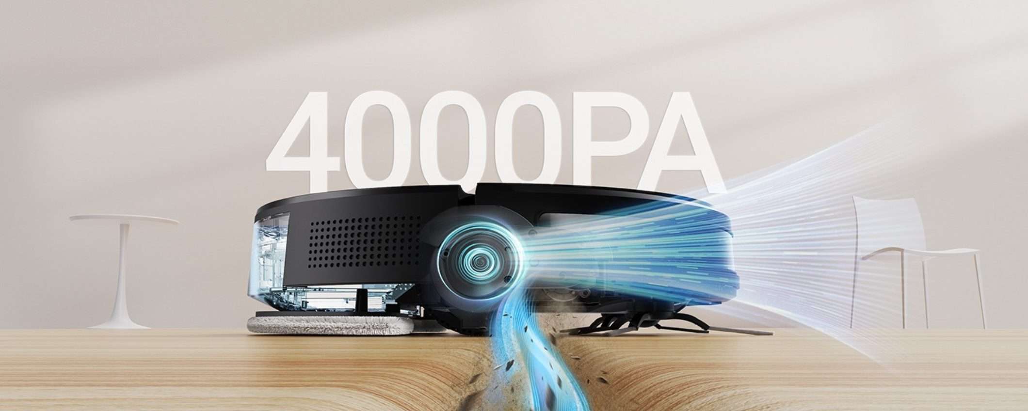 Robot aspirapolvere lavapavimenti da 4000Pa e mappatura in super sconto Robot aspirapolvere lavapavimenti da 4000Pa e mappatura in super sconto