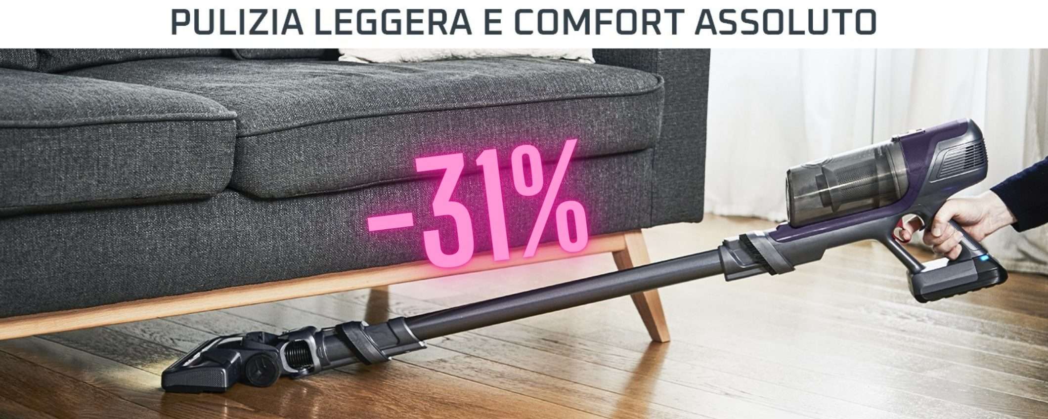 Rowenta X-PERT 660 Essential: scopa elettrica con accessori potente e leggera Rowenta X-PERT 660 Essential: scopa elettrica con accessori potente e leggera