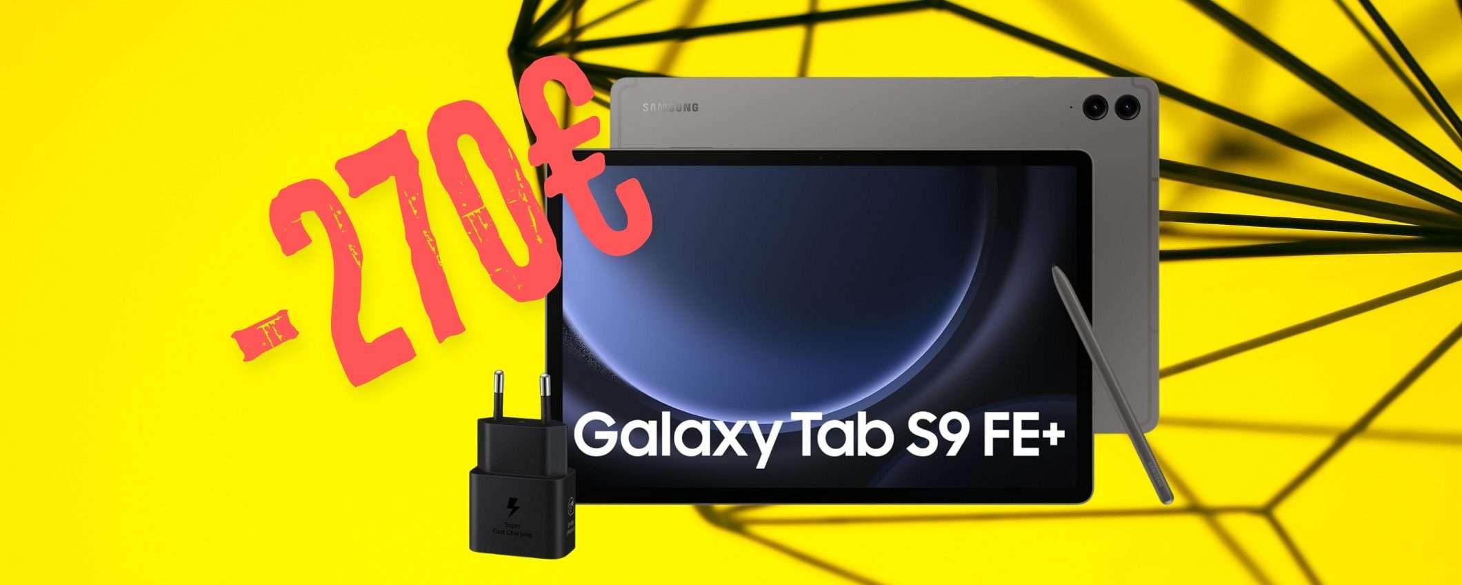 Samsung Galaxy Tab S9 FE+: super tablet con penna a prezzo HOT (-270€) Samsung Galaxy Tab S9 FE+: super tablet con penna a prezzo HOT (-270€)
