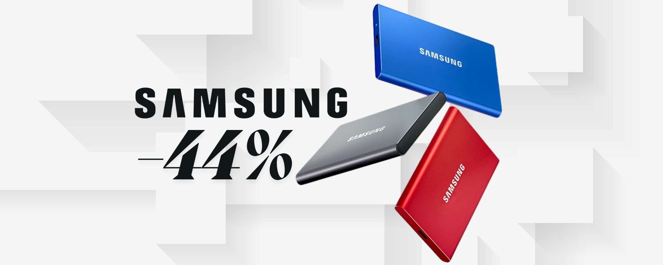 Samsung: SSD portatile da 1TB fino a 1050 MB/s, compatto e velocissimo Samsung: SSD portatile da 1TB fino a 1050 MB/s, compatto e velocissimo