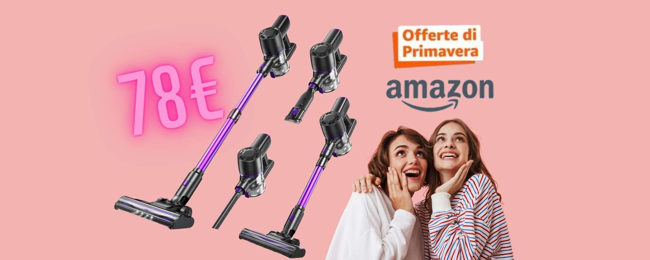 Scopa elettrica potente con accessori inclusi tua a soli 78€, ROBA da MATTI Scopa elettrica potente con accessori inclusi tua a soli 78€, ROBA da MATTI