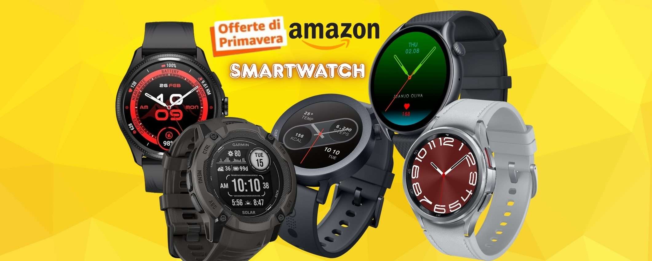 Gli smartwatch da comprare alla Festa delle Offerte di Primavera Amazon Gli smartwatch da comprare alla Festa delle Offerte di Primavera Amazon