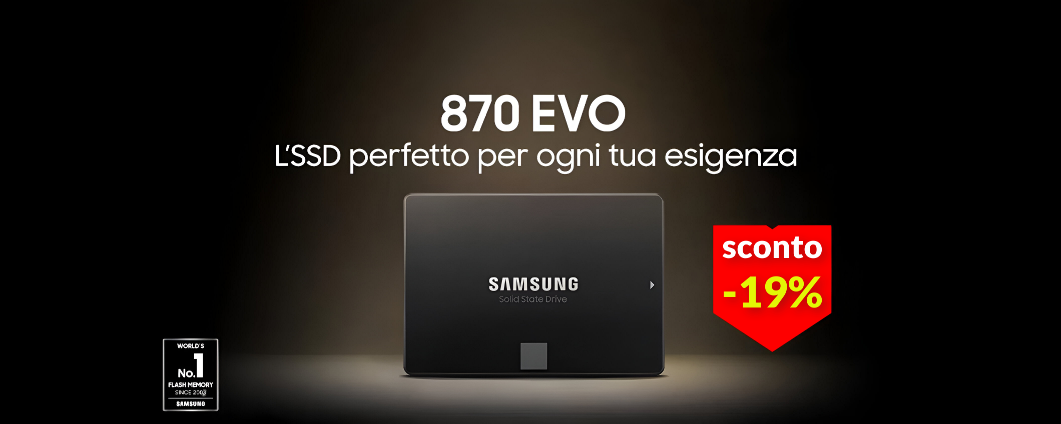 Meno di €50 sono sufficienti per il velocissimo SSD Samsung da 250GB Meno di €50 sono sufficienti per il velocissimo SSD Samsung da 250GB